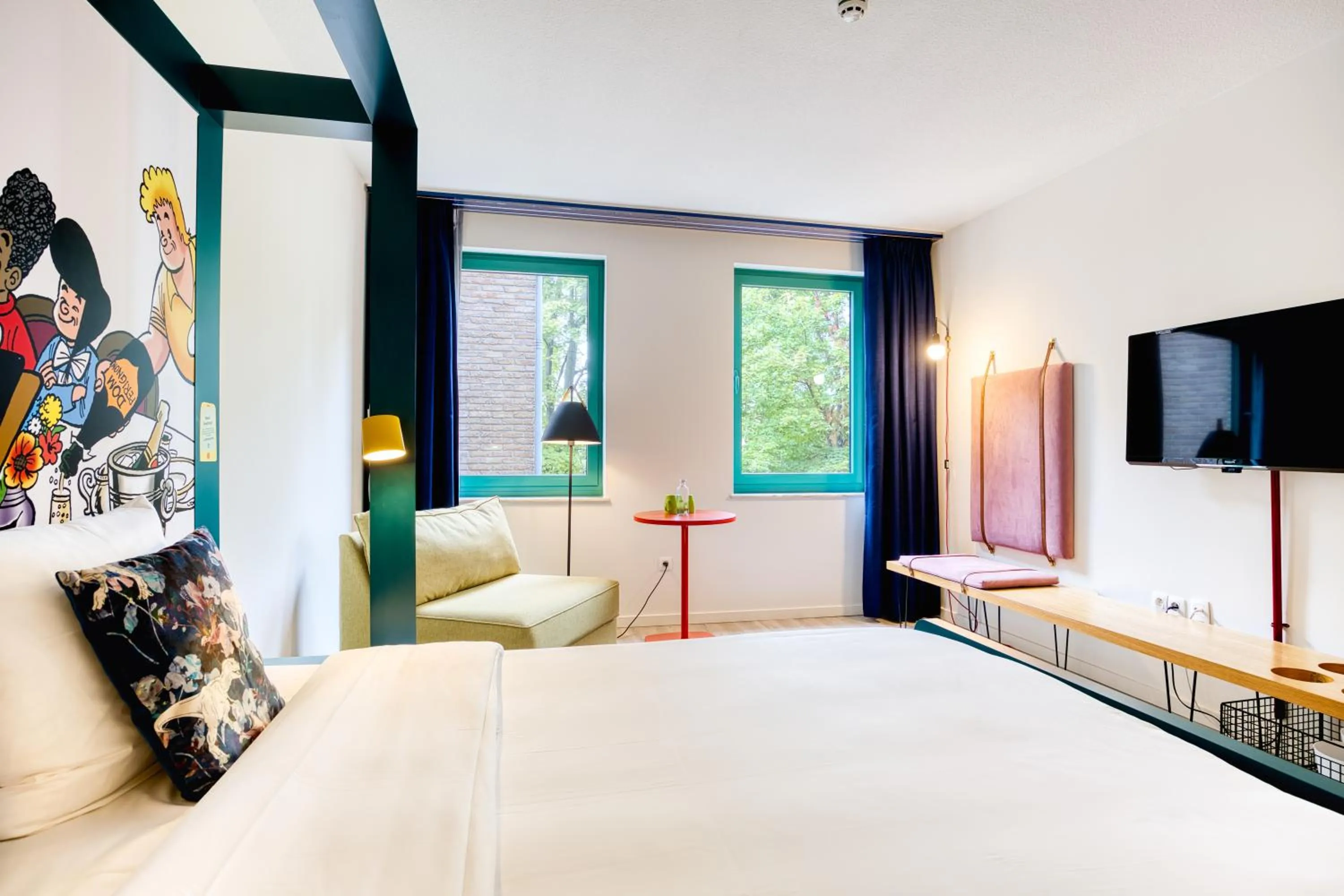 Bedroom, Bed in B&B HOTEL Brussels Centre Louise