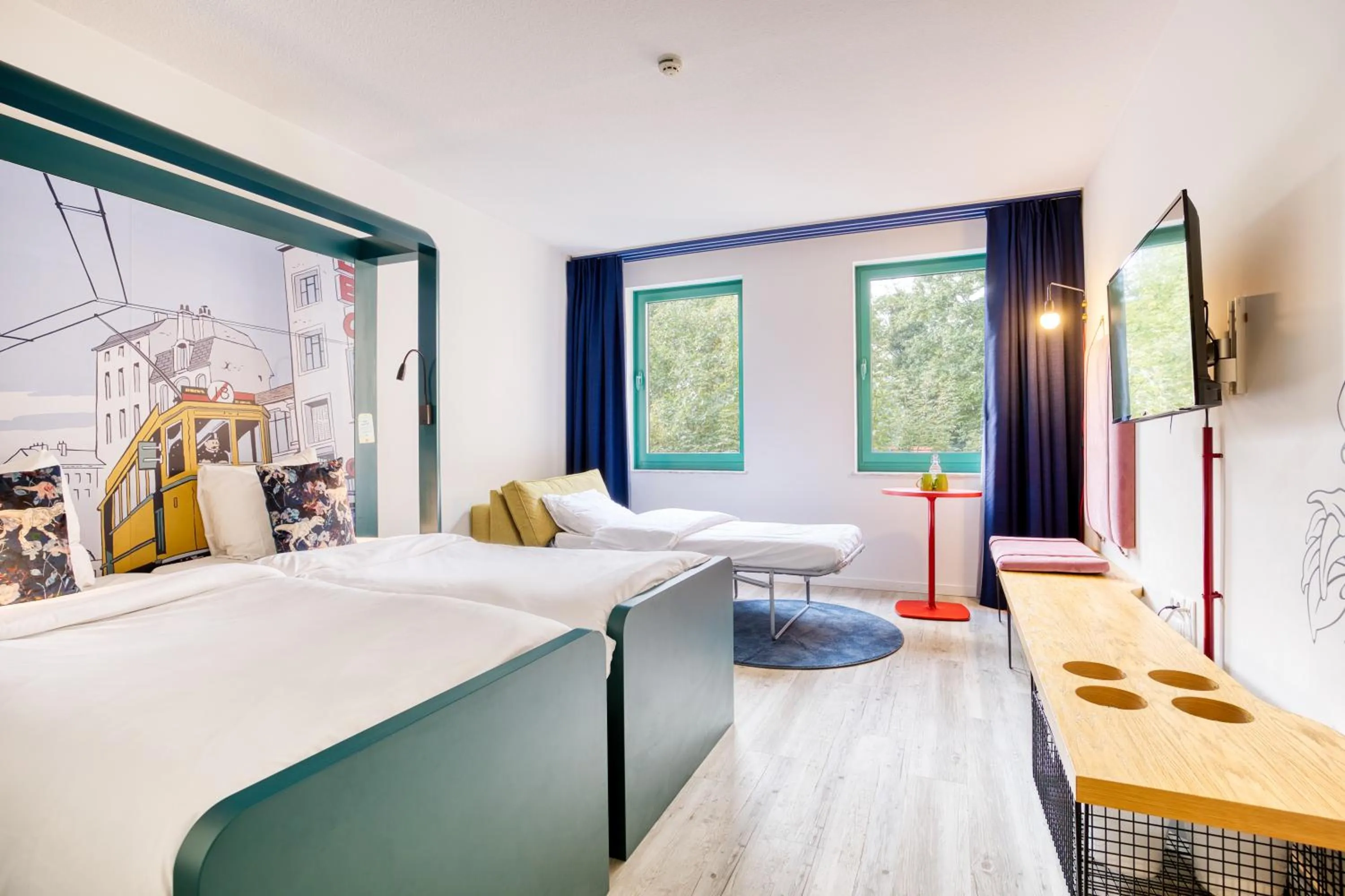 Bedroom, Bed in B&B HOTEL Brussels Centre Louise