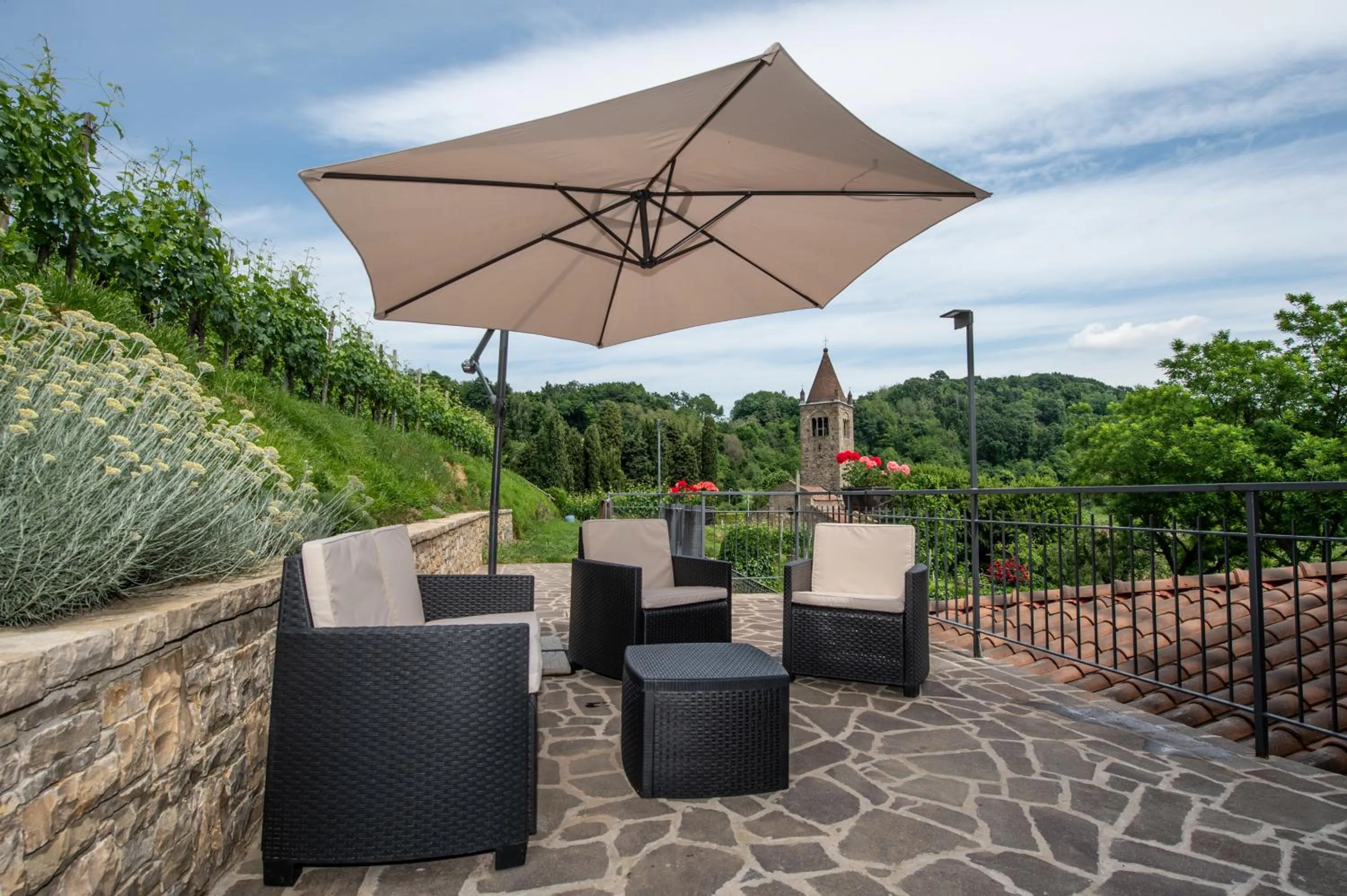 Garden view in Al-Colle