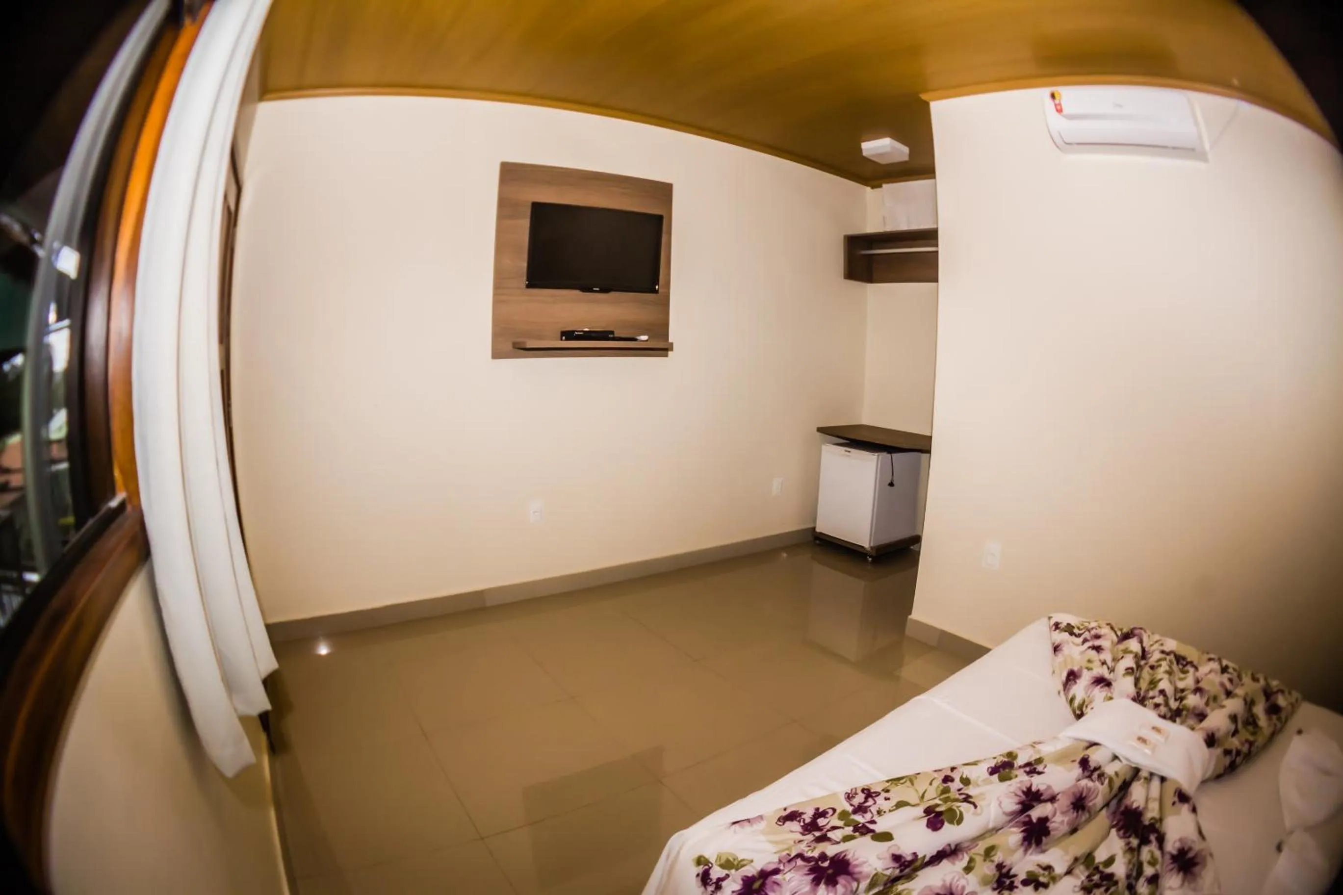 Bed in Pousada dos Guias