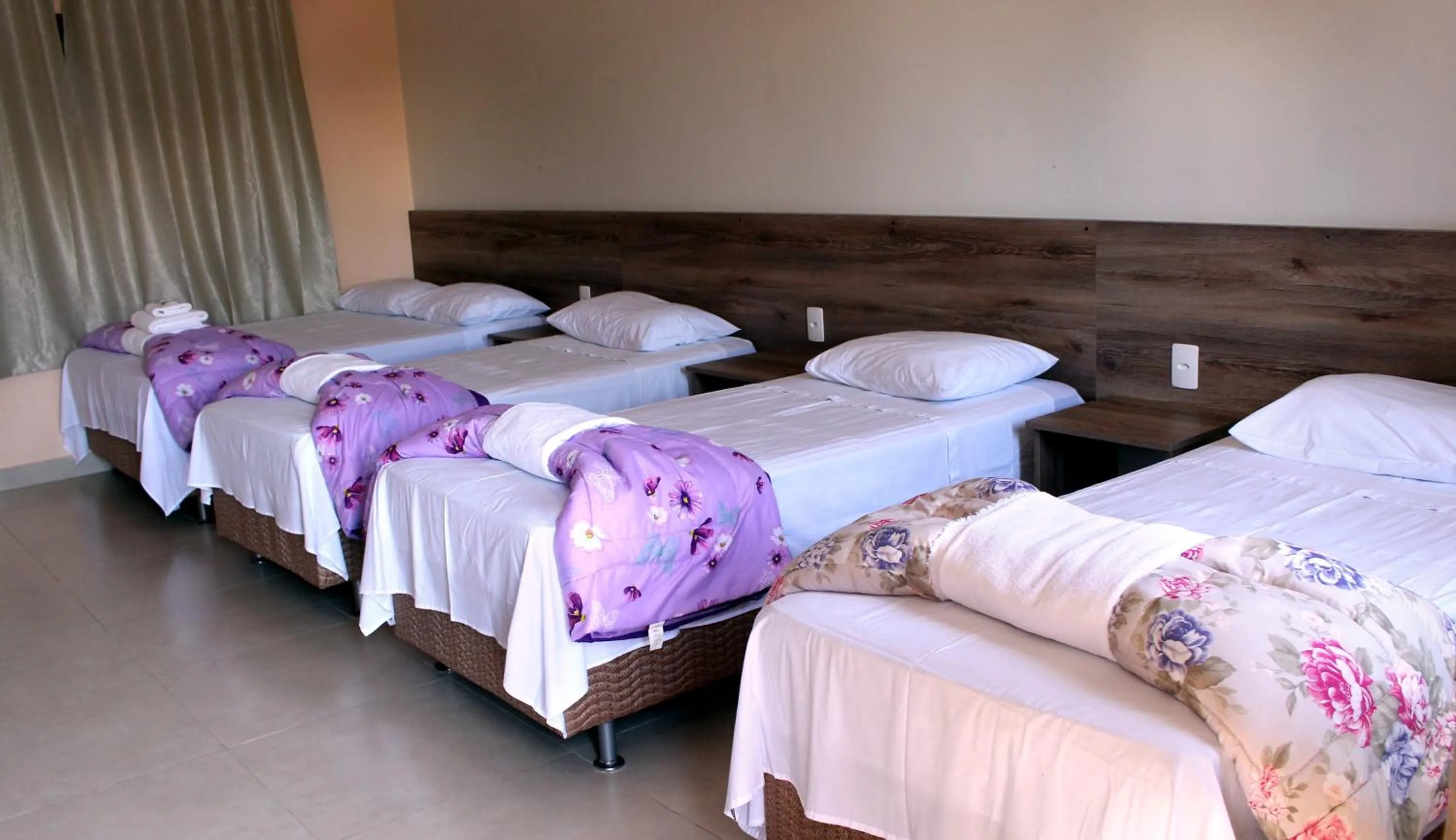 Bed in Pousada dos Guias