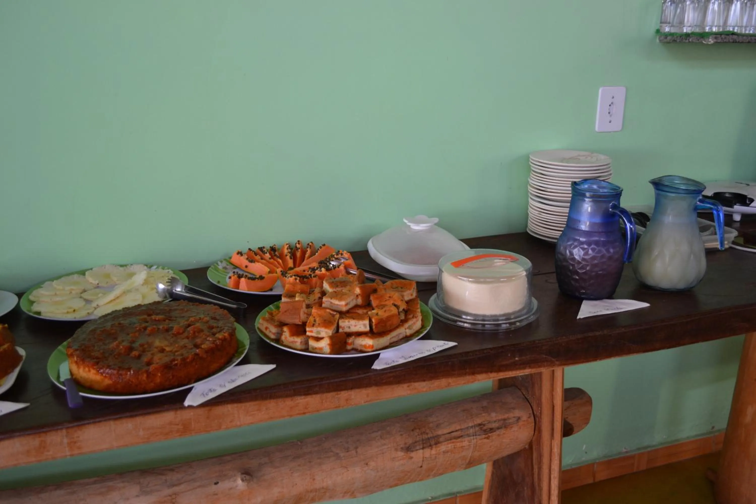 Food in Pousada dos Guias