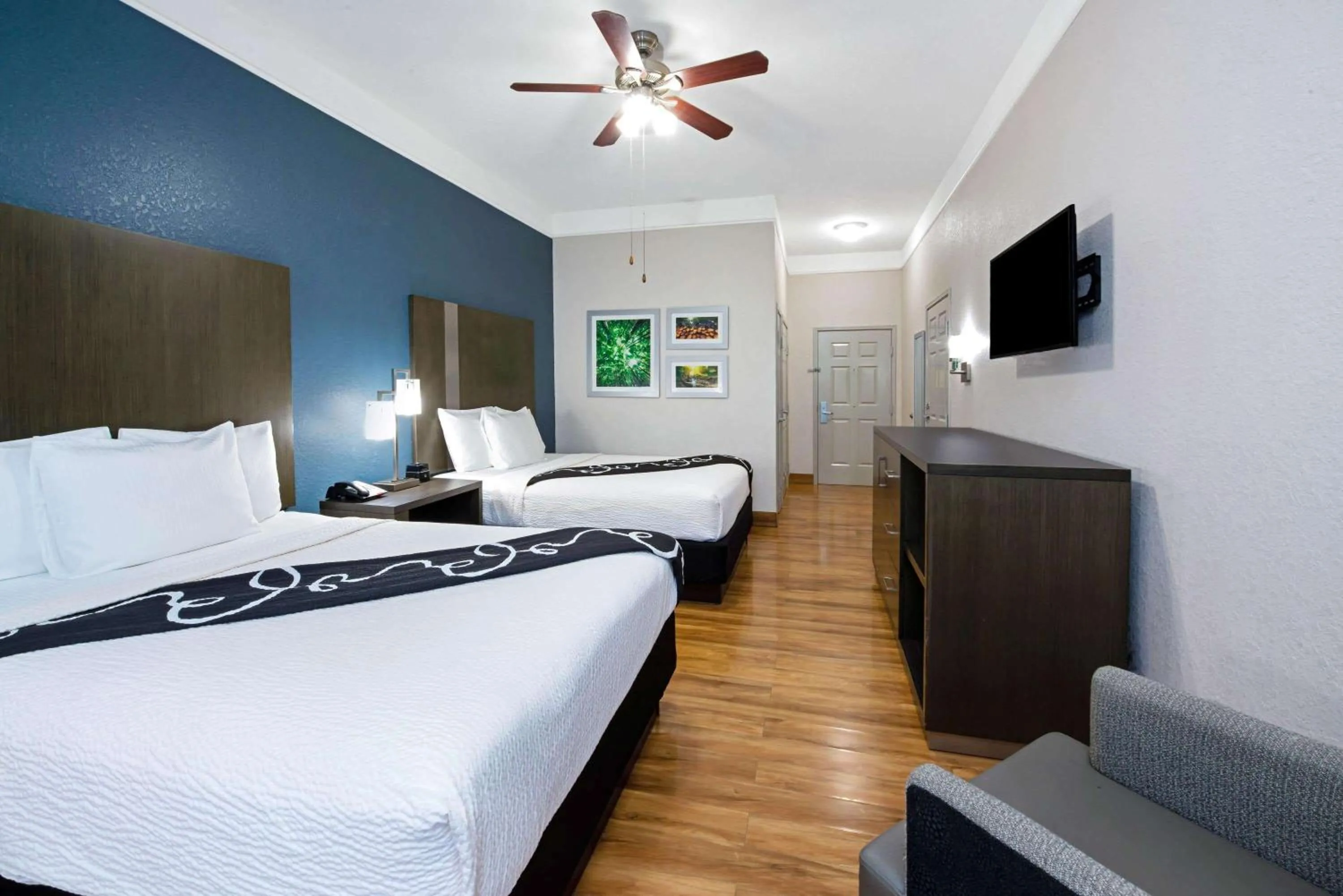 Photo of the whole room, Bed in La Quinta Inn & Suite Kingwood Houston IAH Airport 53200