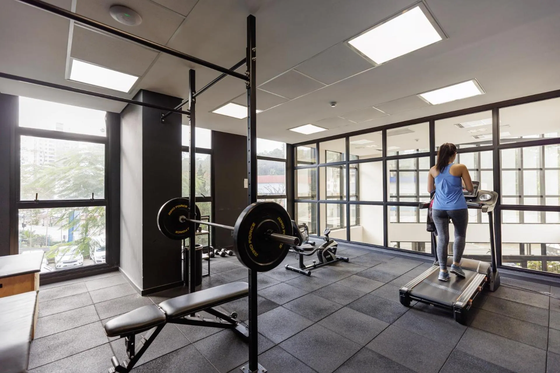 Fitness centre/facilities in Naalt Hotel Joinville
