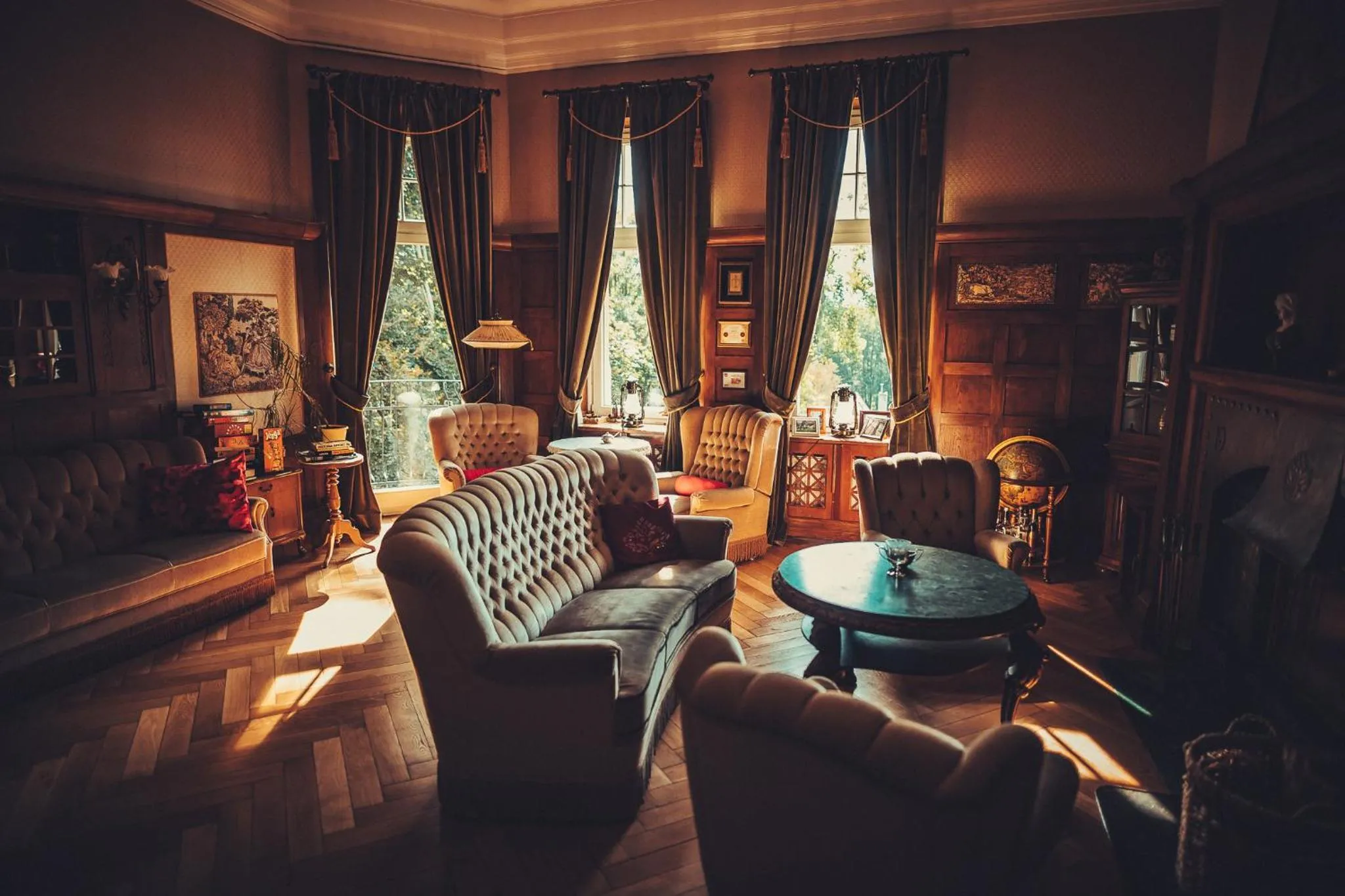 Living room in Willa Barbara Lądek Zdrój