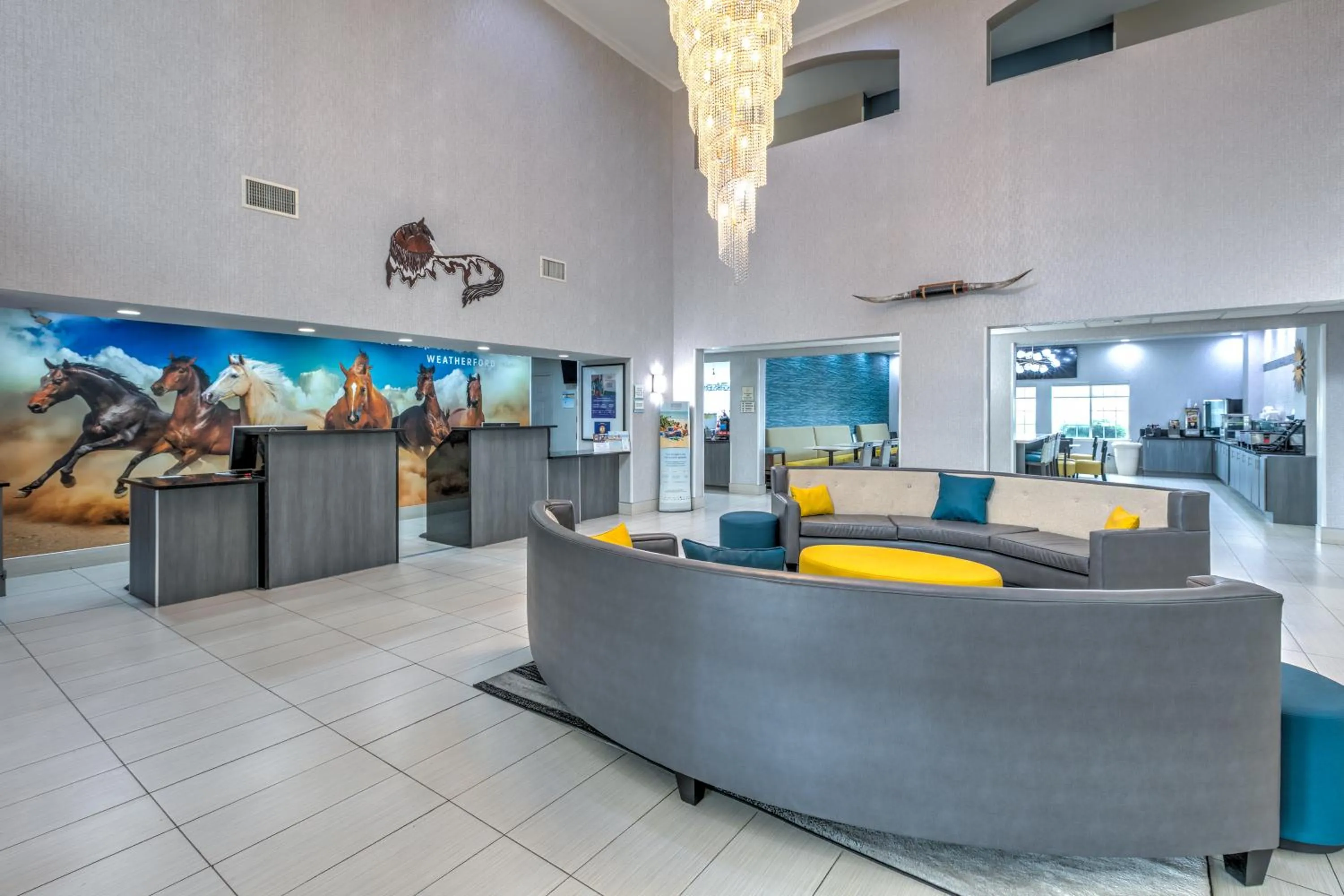 Lobby or reception in La Quinta by Wyndham Weatherford