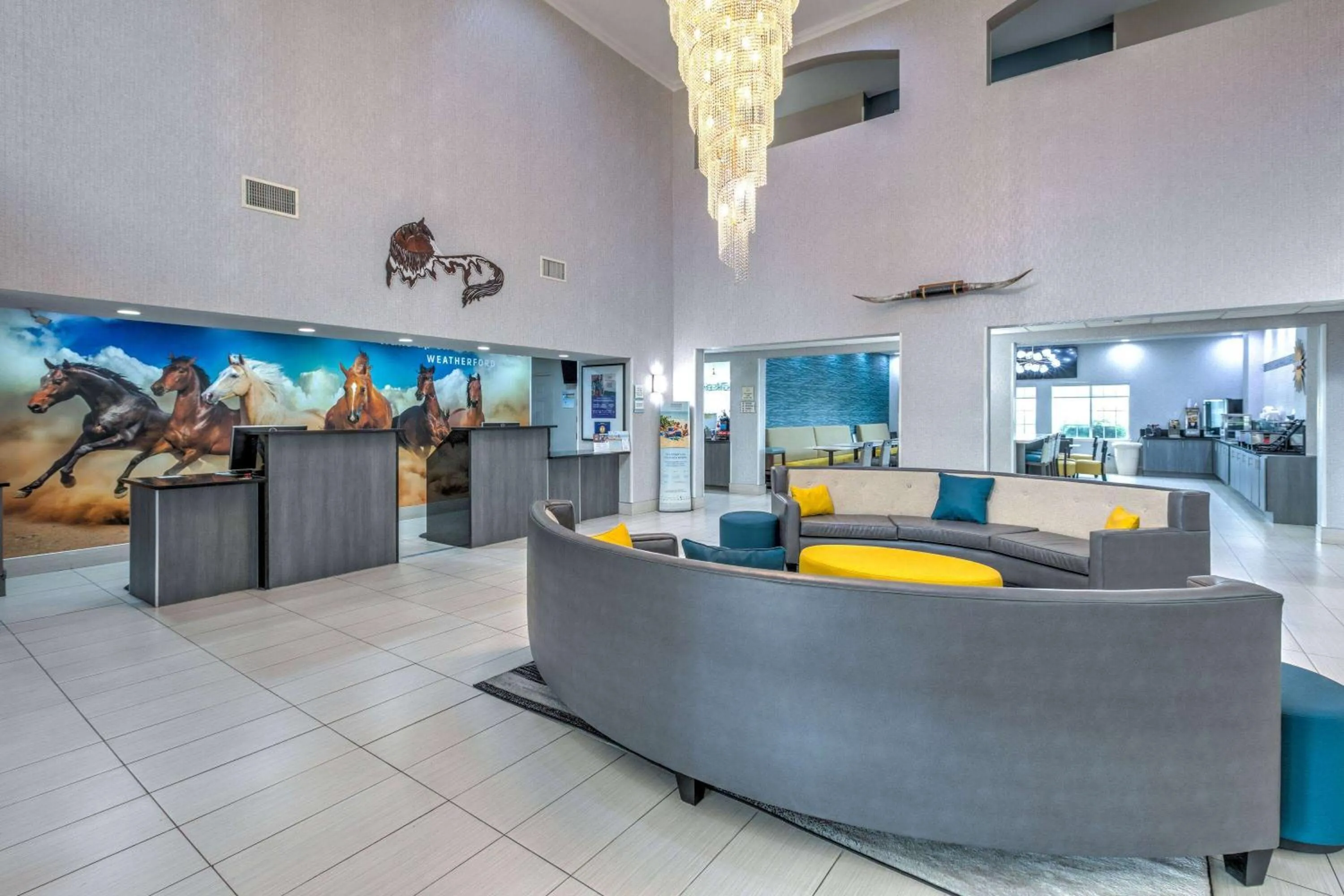 Lobby or reception in La Quinta by Wyndham Weatherford