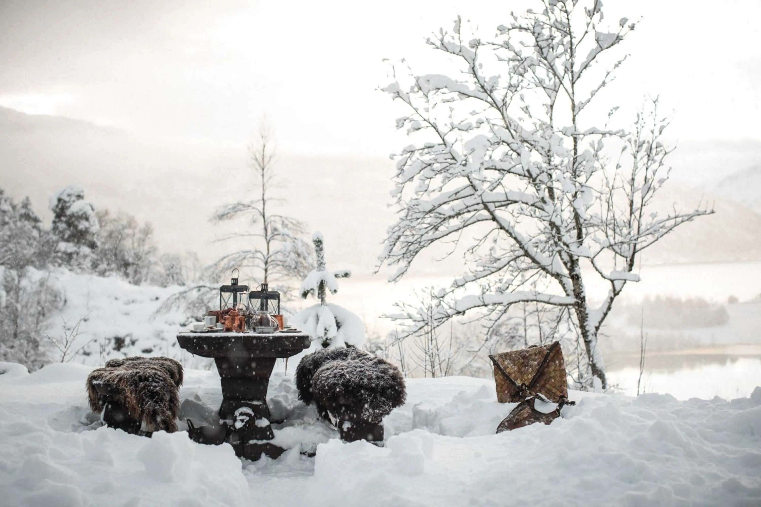Garden in Storfjord Hotel