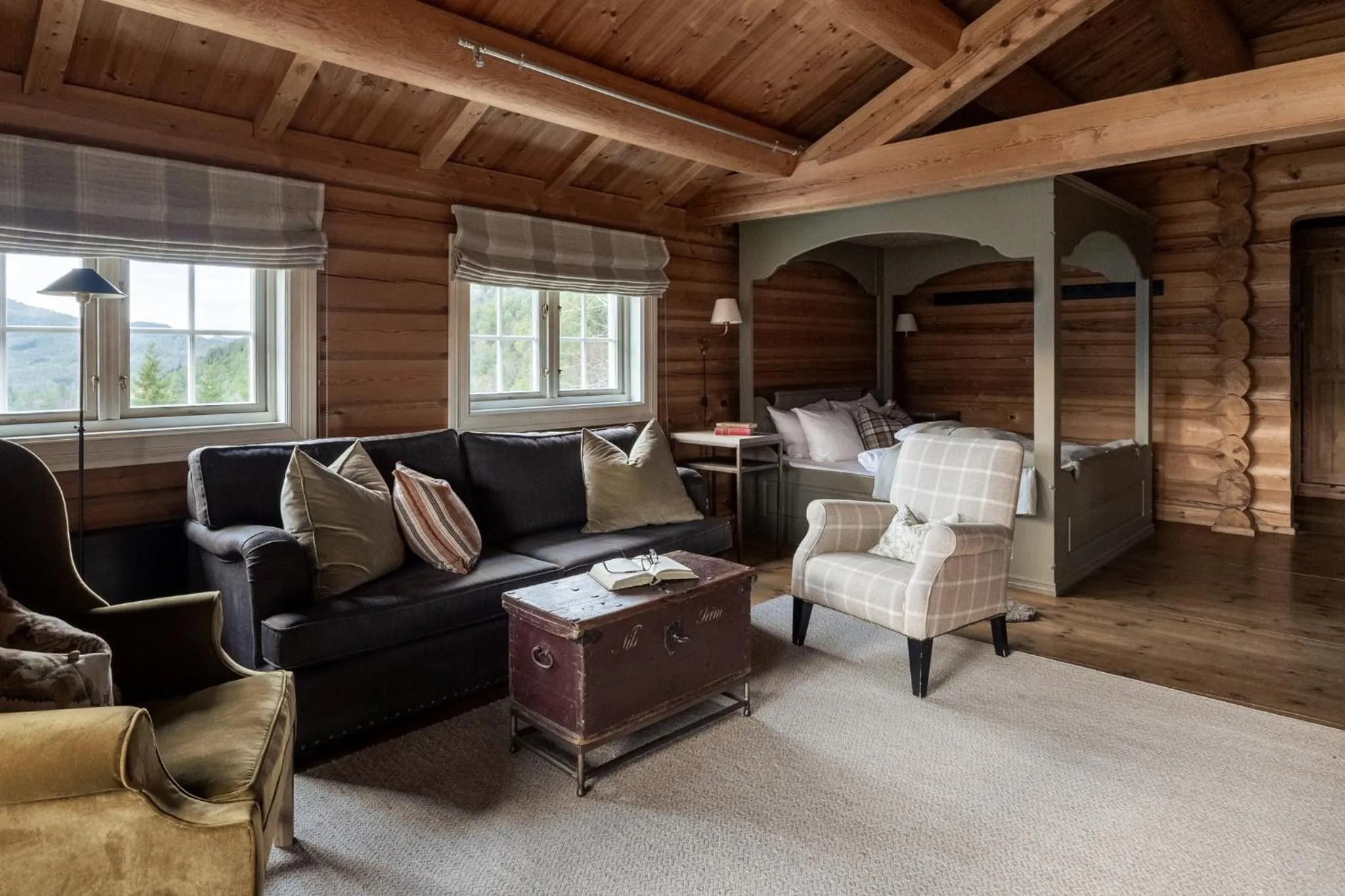 Bed in Storfjord Hotel