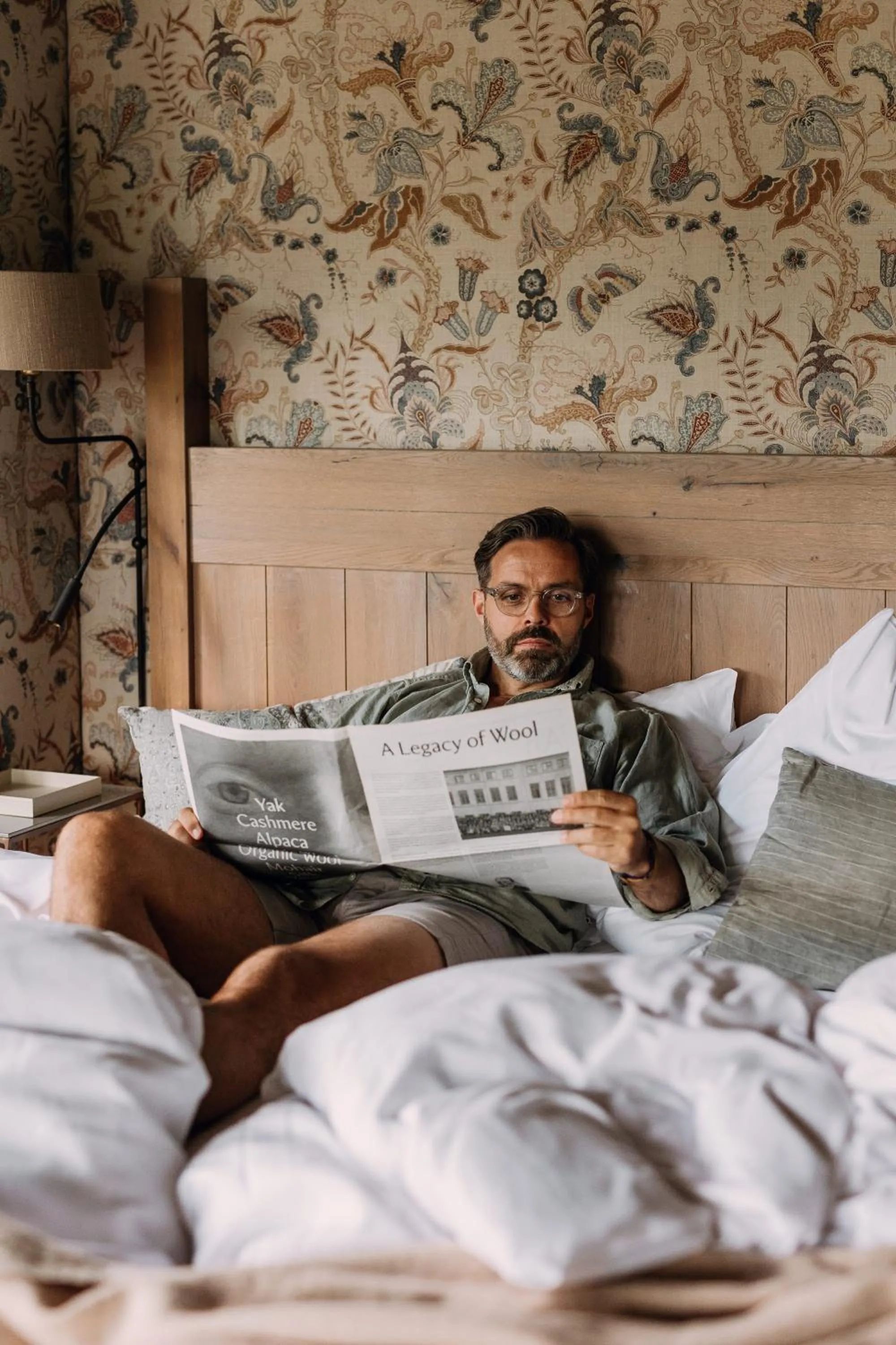 Bed in Storfjord Hotel