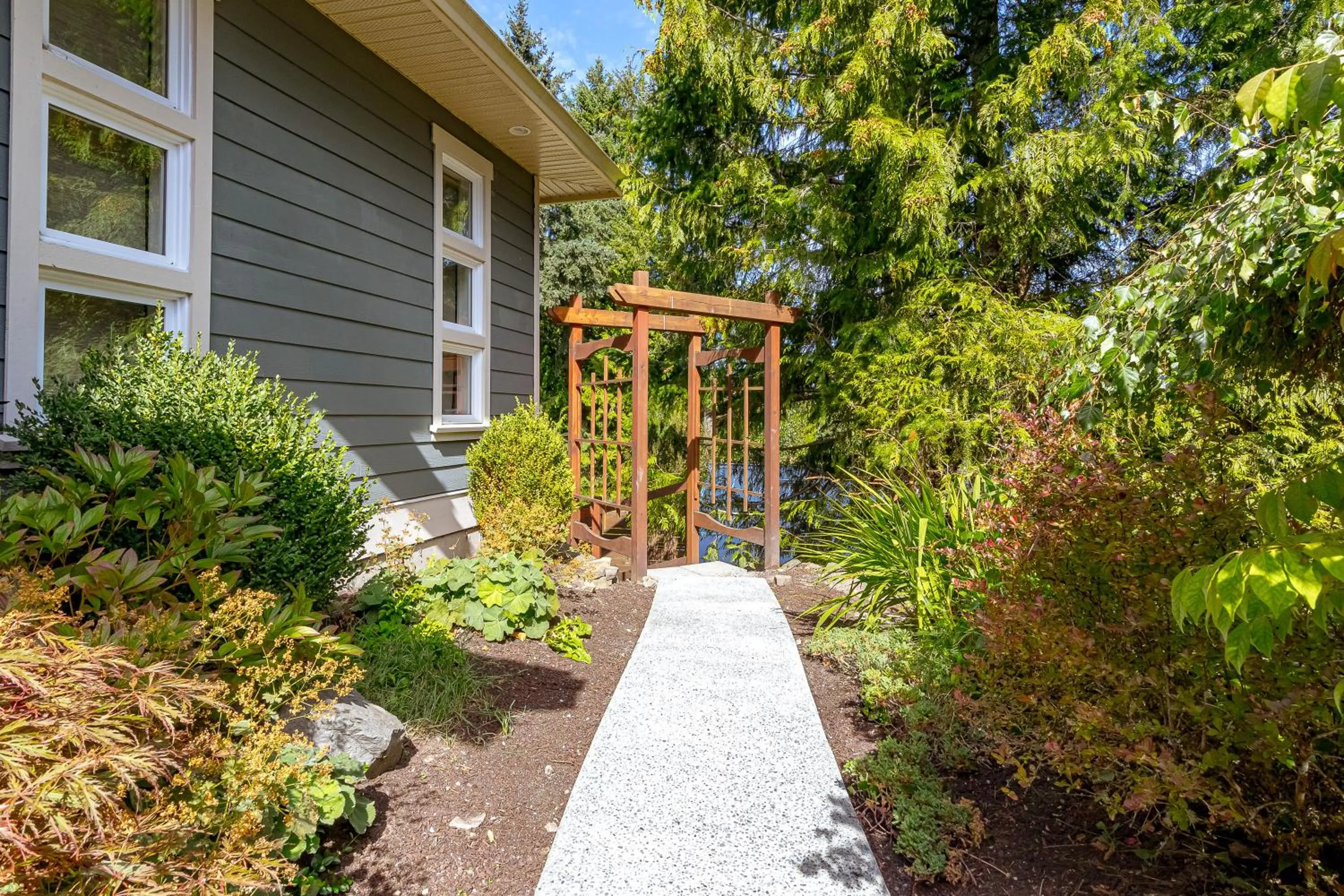 Property building in Shawnigan Suite B & B