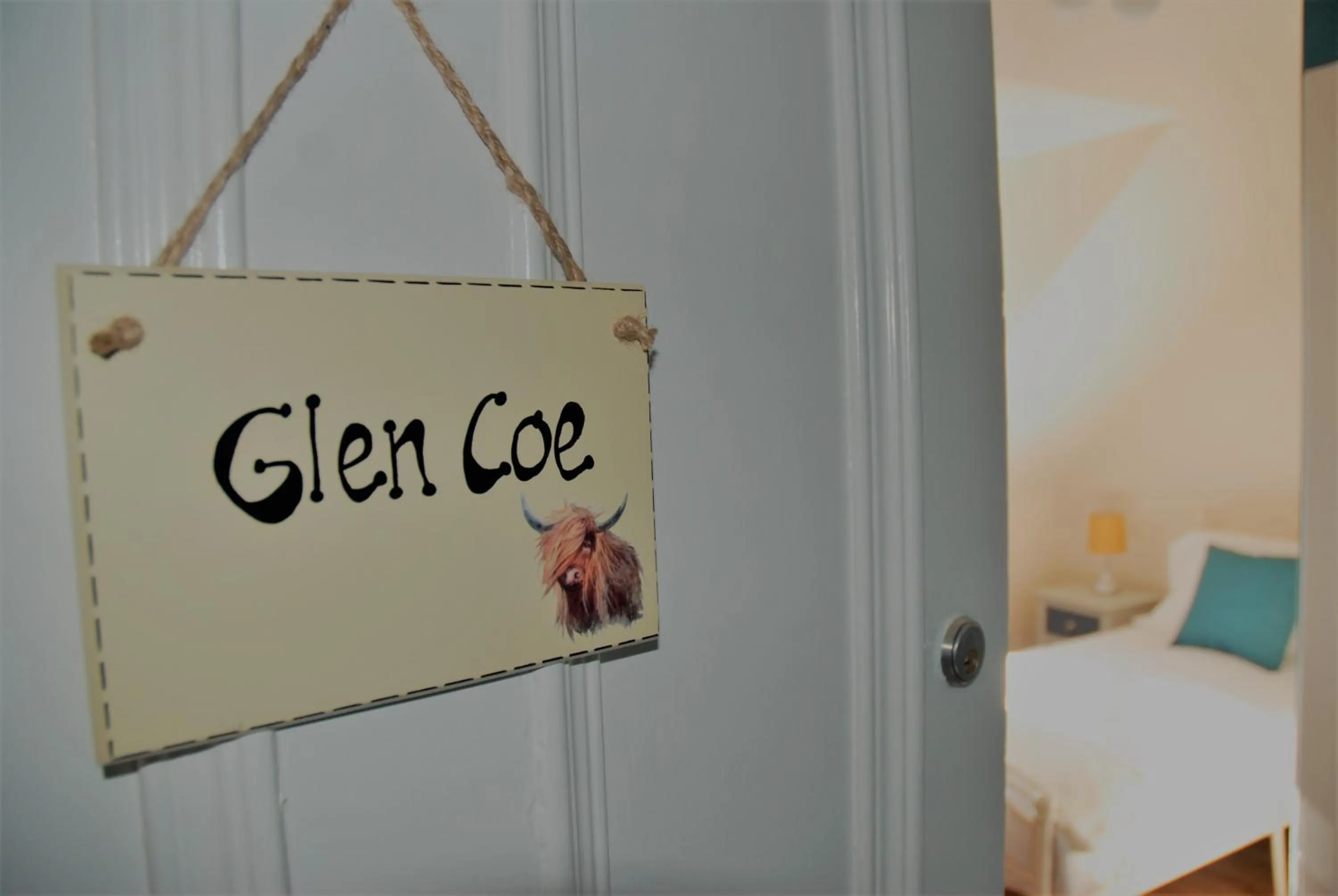 Bed in The Coo's Guest House