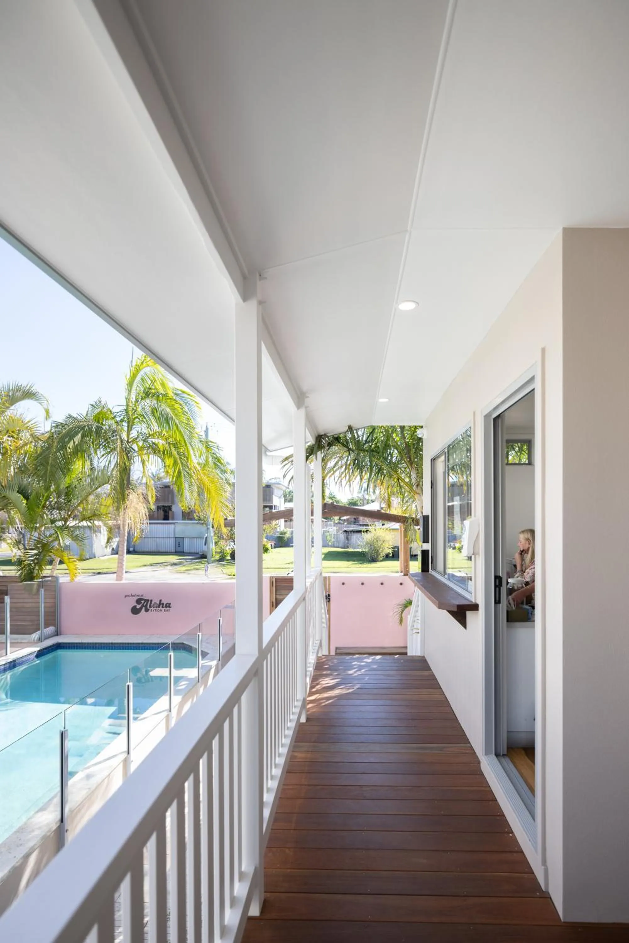 Lobby or reception in Aloha Byron Bay