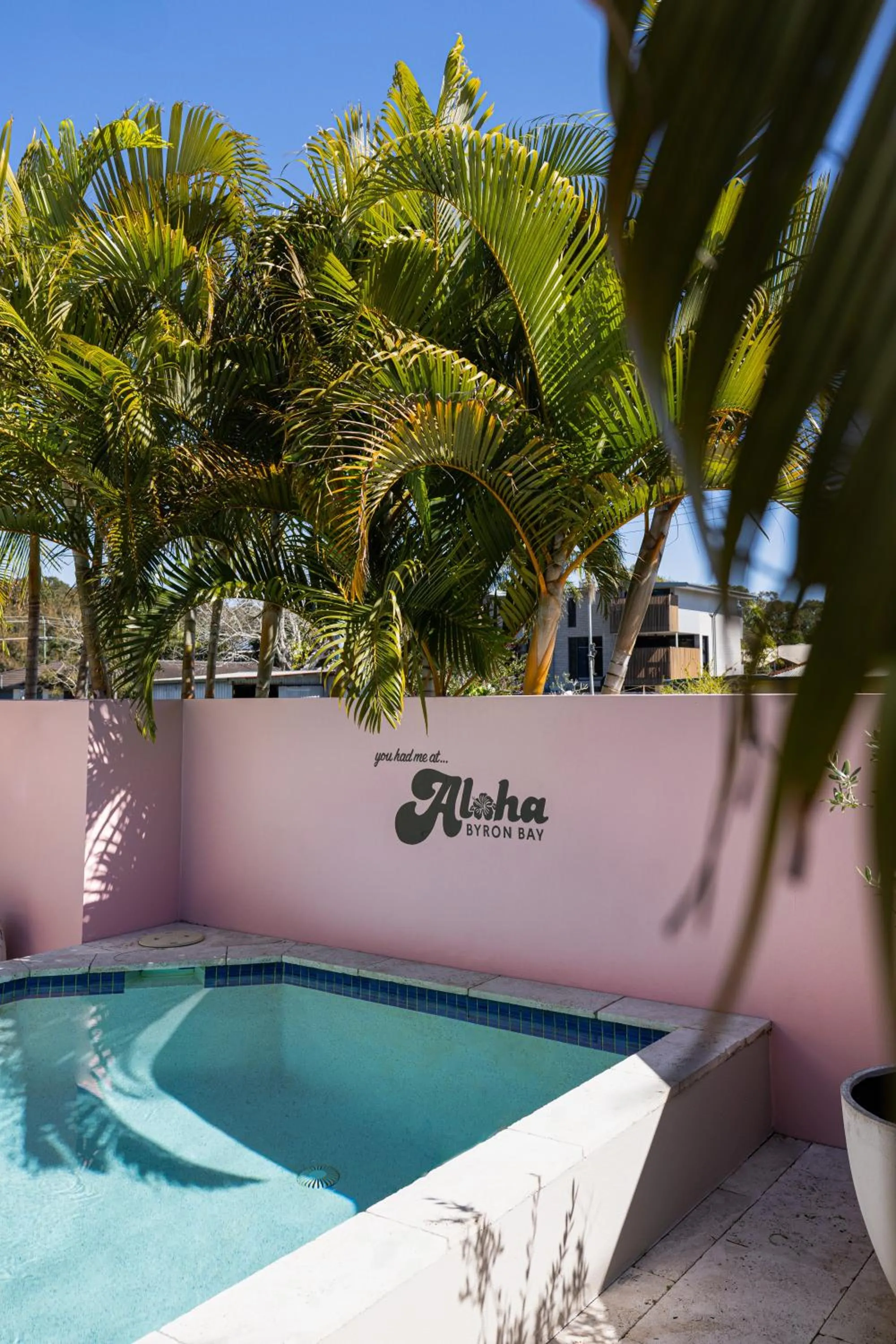 Swimming pool in Aloha Byron Bay