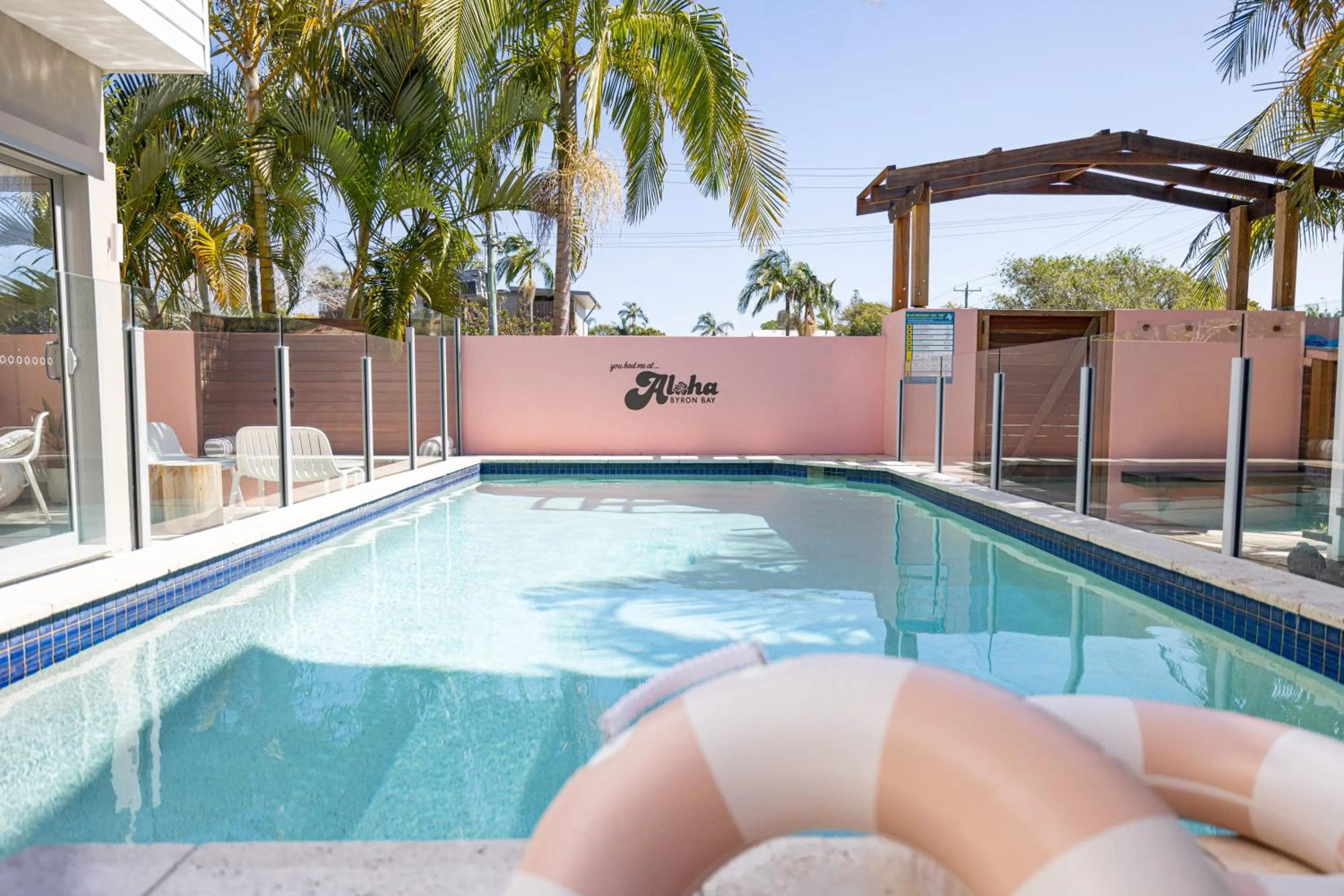 Swimming pool in Aloha Byron Bay