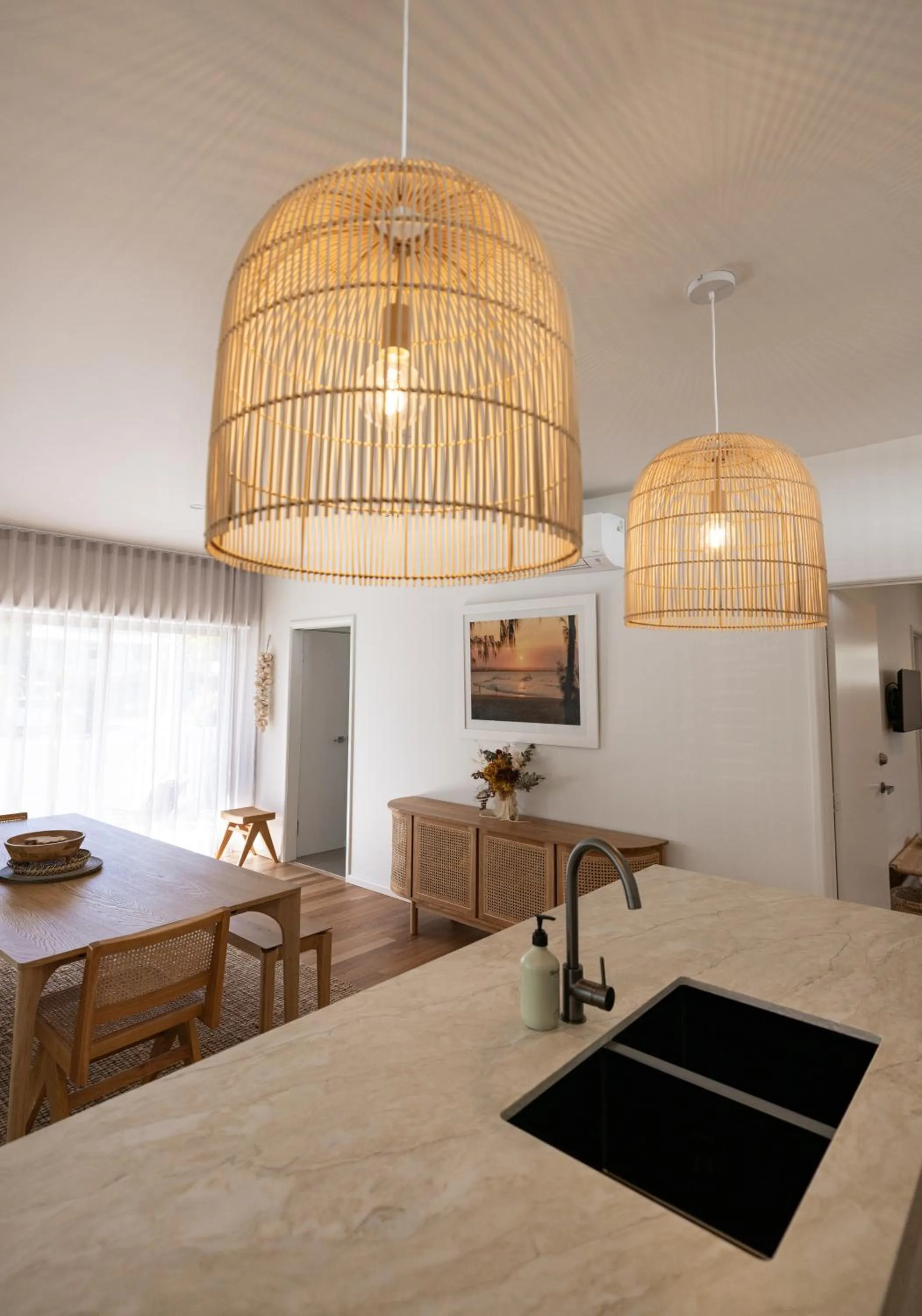 Living room in Aloha Byron Bay