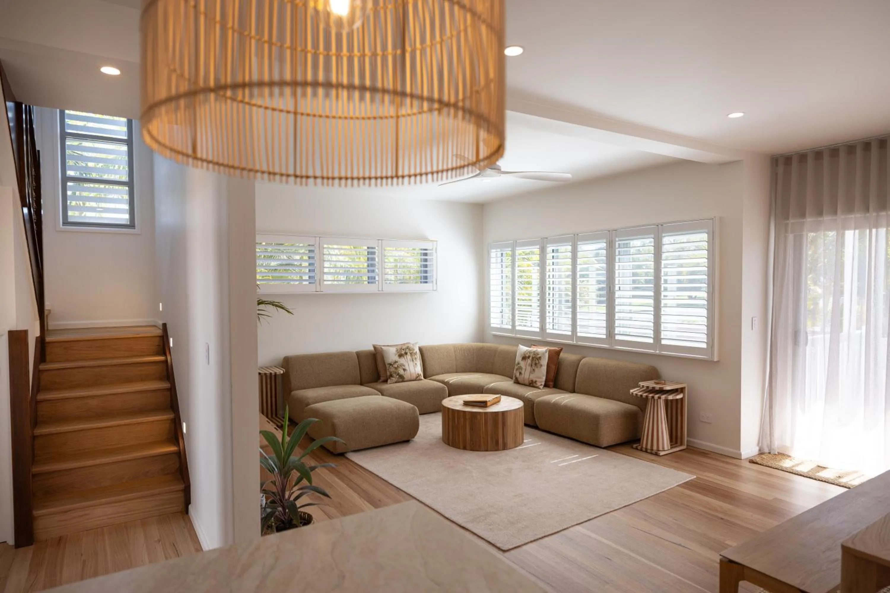 Living room in Aloha Byron Bay