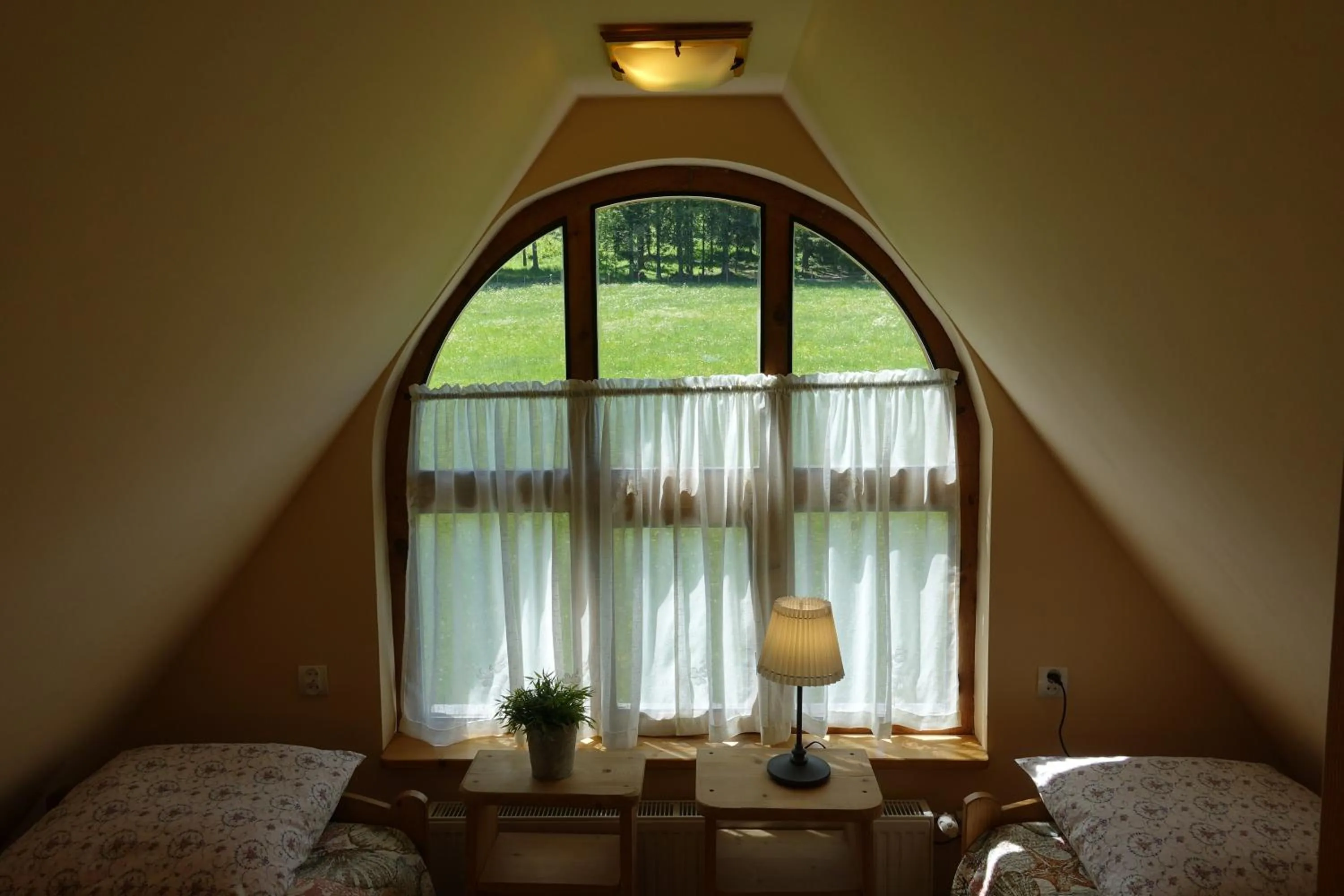 Photo of the whole room, Bed in Dom Sw Stanislawa