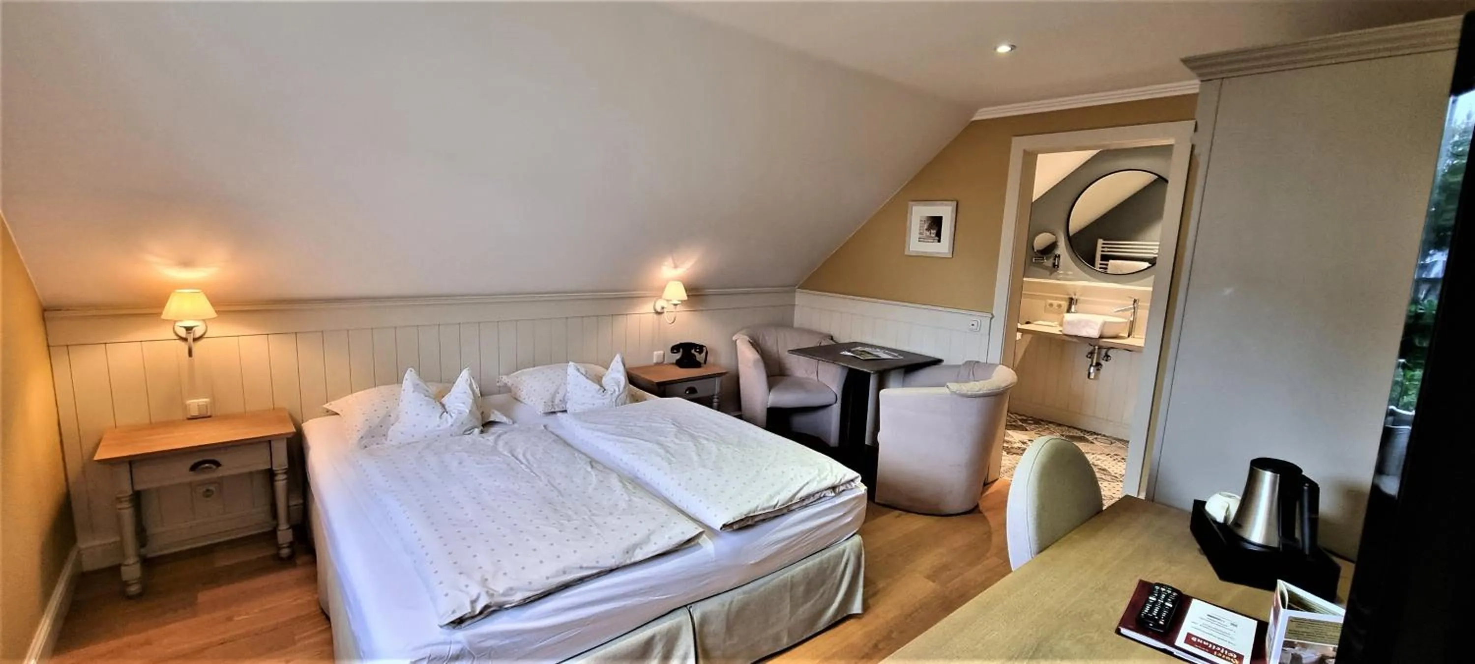 Photo of the whole room, Bed in Hotel Eifelland