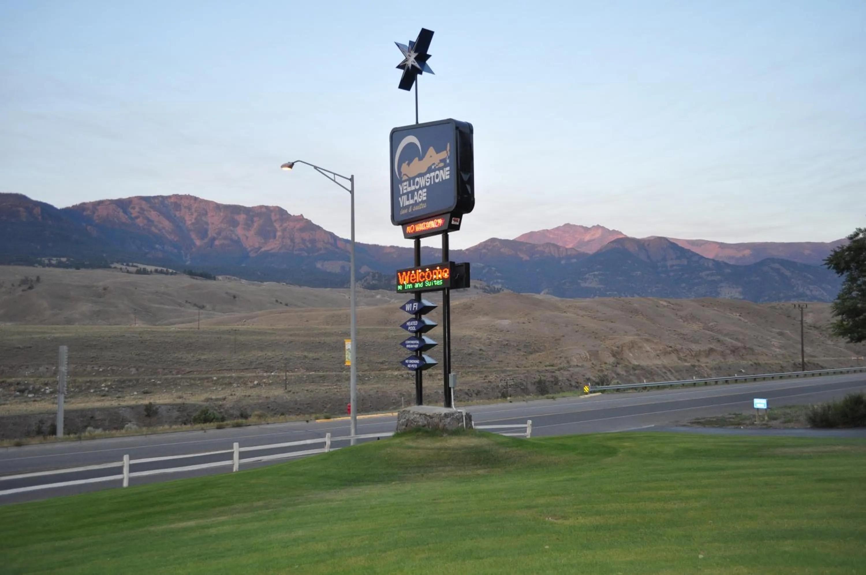 Property logo or sign in Yellowstone Village Inn and Suites