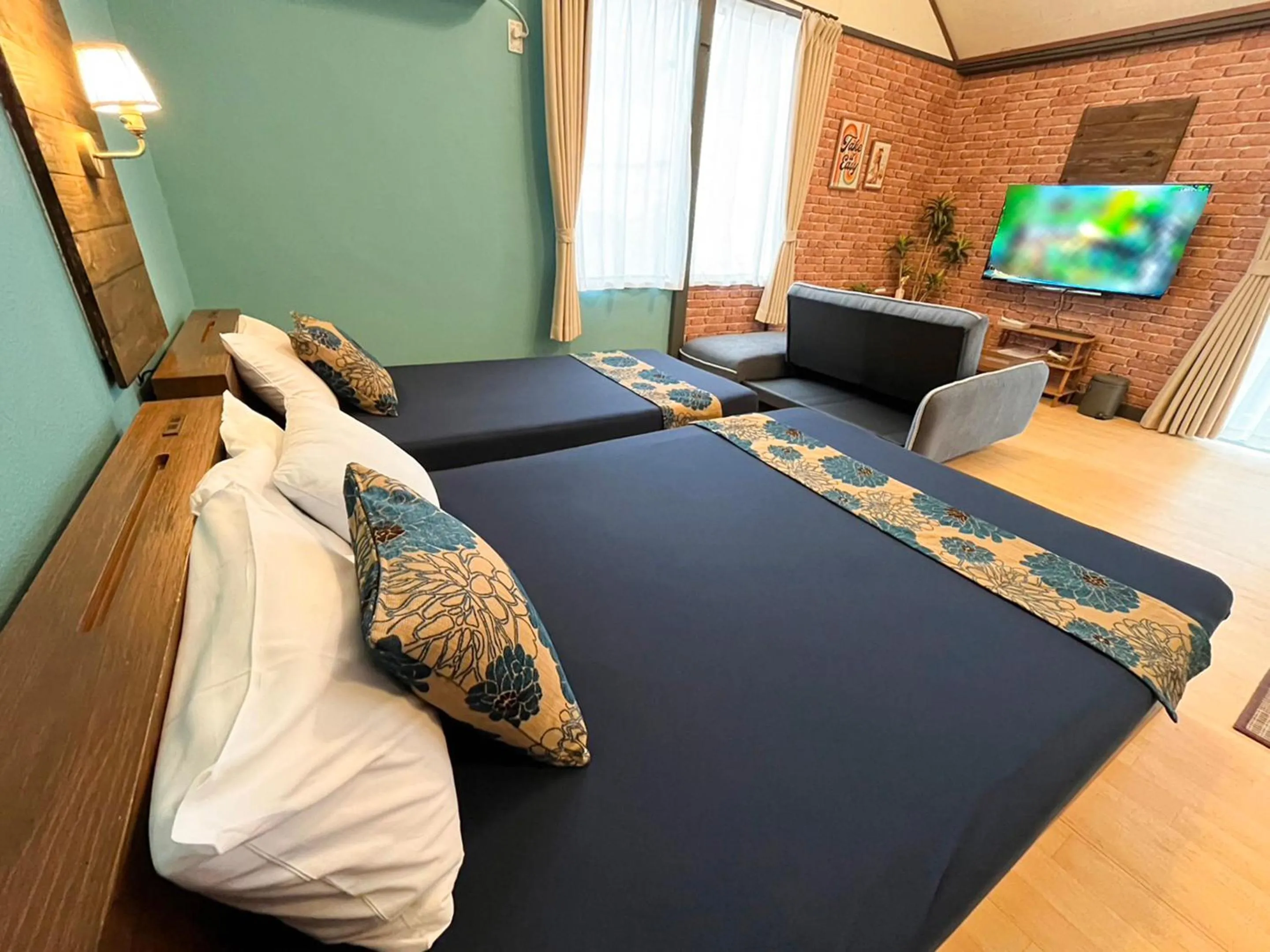 Bed in Yukurina Resort Okinawa