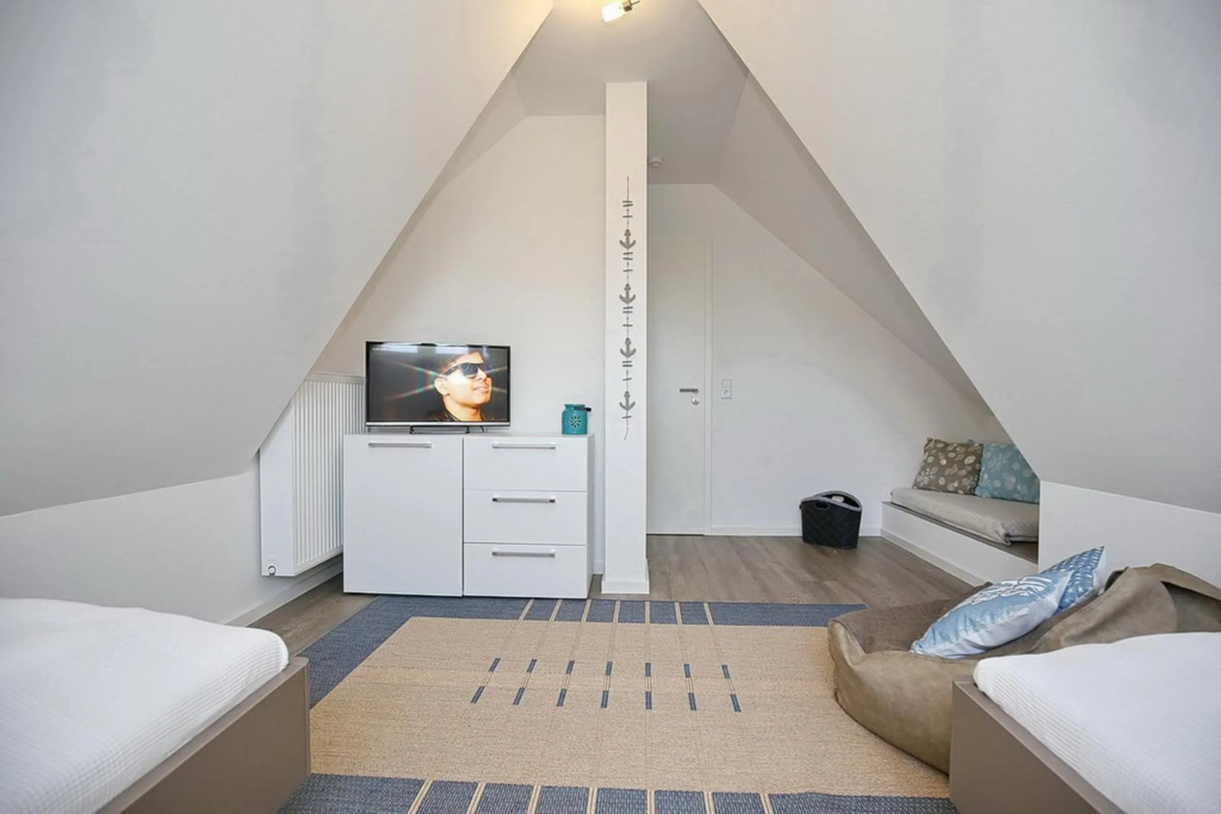 Bedroom, Bed in Reethaus Am Mariannenweg 13a