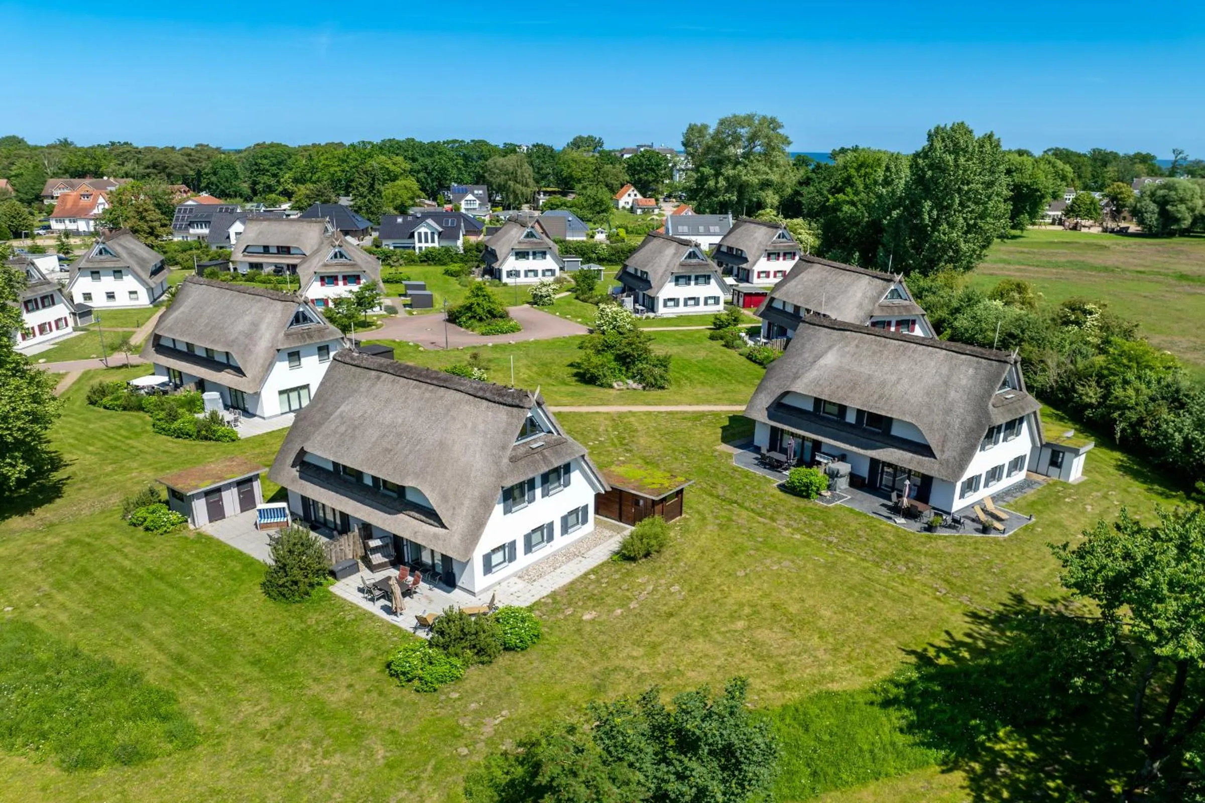 Bird's eye view in Reethaus Am Mariannenweg 13a