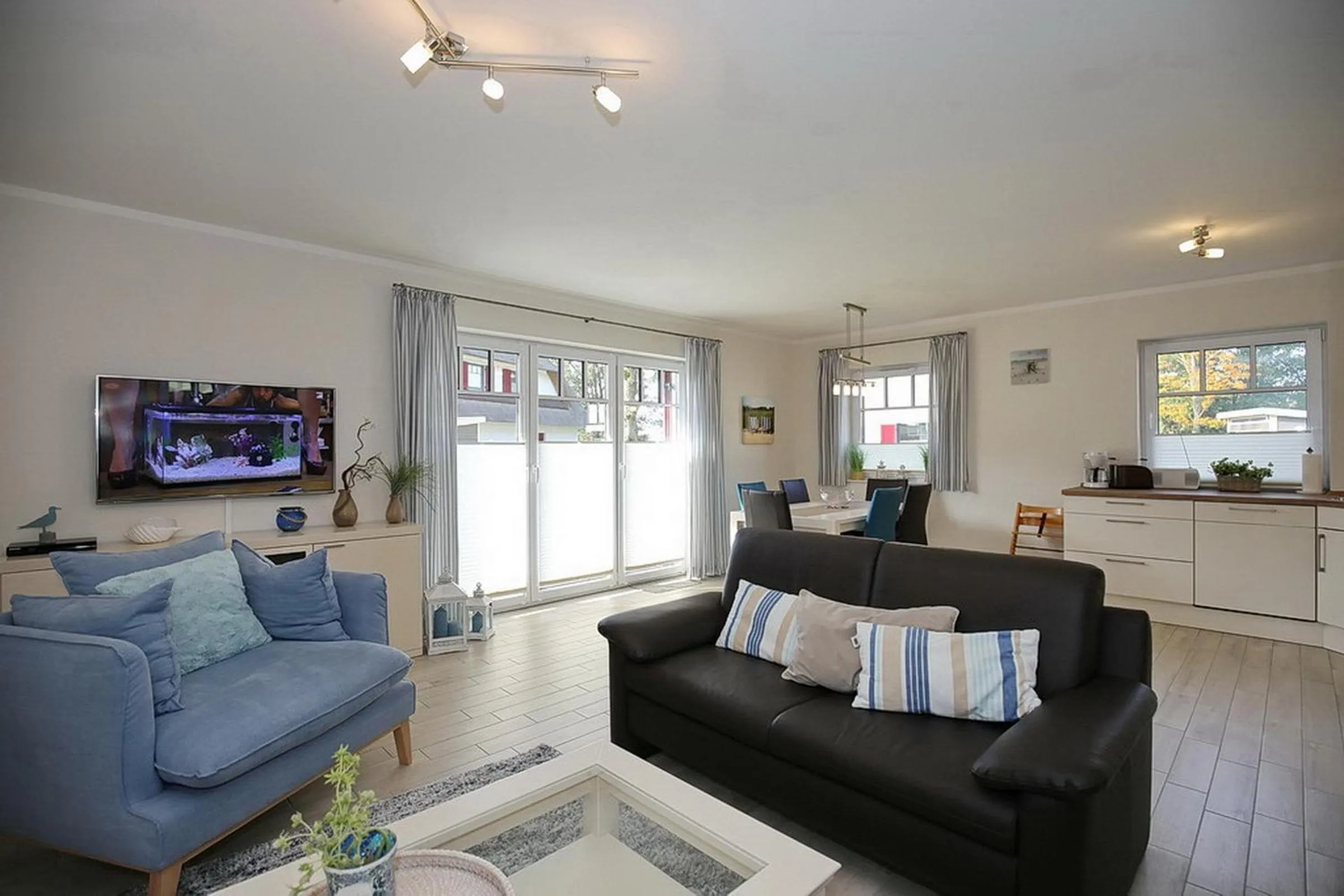 Living room in Reethaus Am Mariannenweg 13a