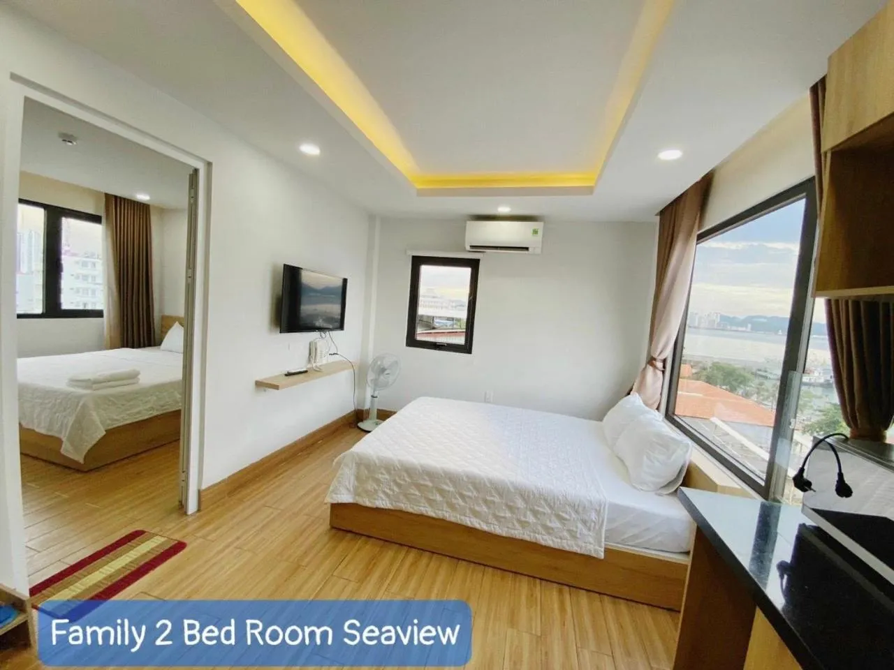 Bedroom, Bed in AQUA Seaview Hotel