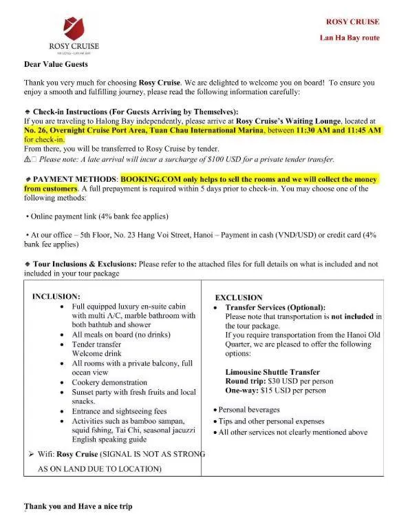 Property building in Rosy Cruises