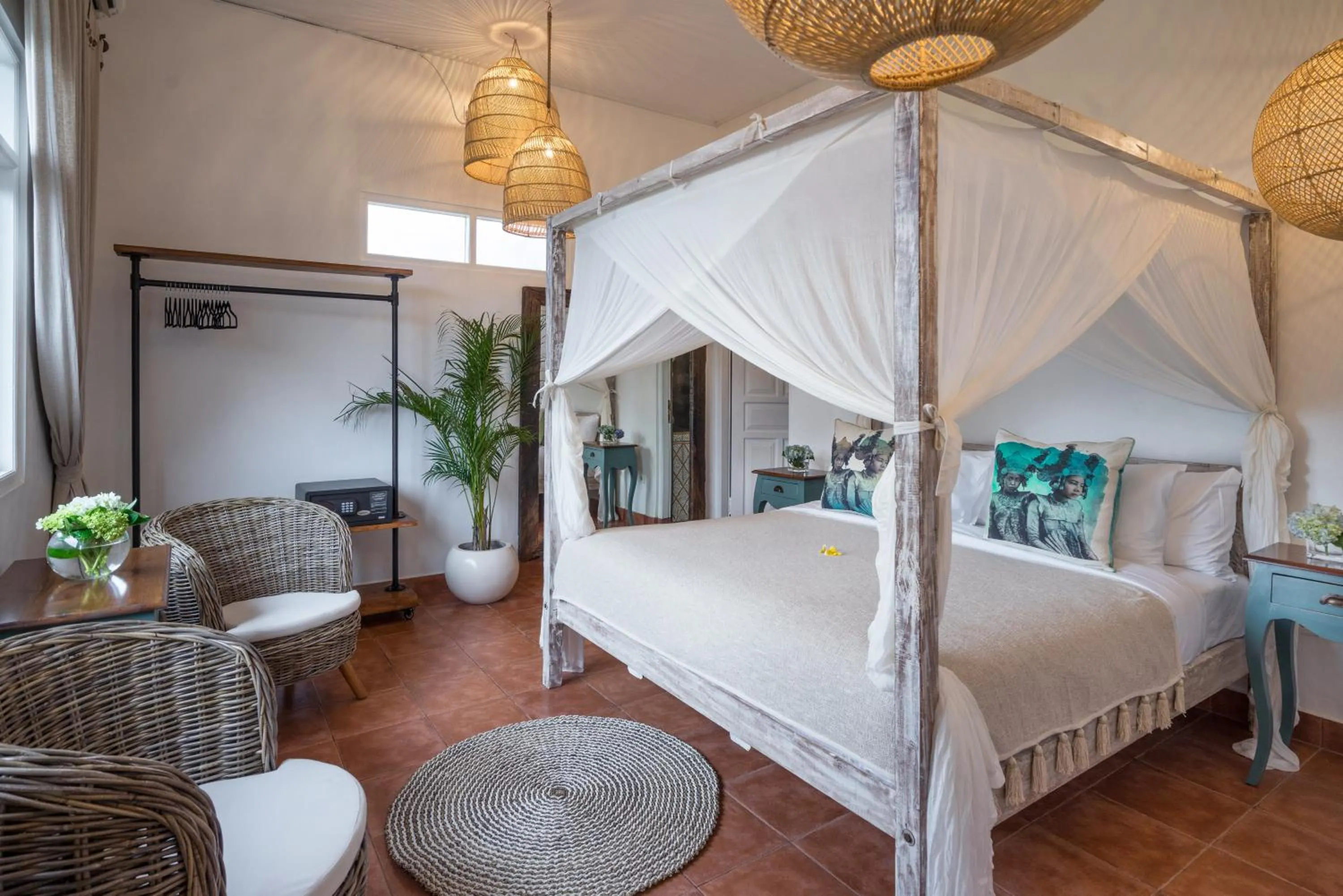 Bed in Smiling Cactus Villas