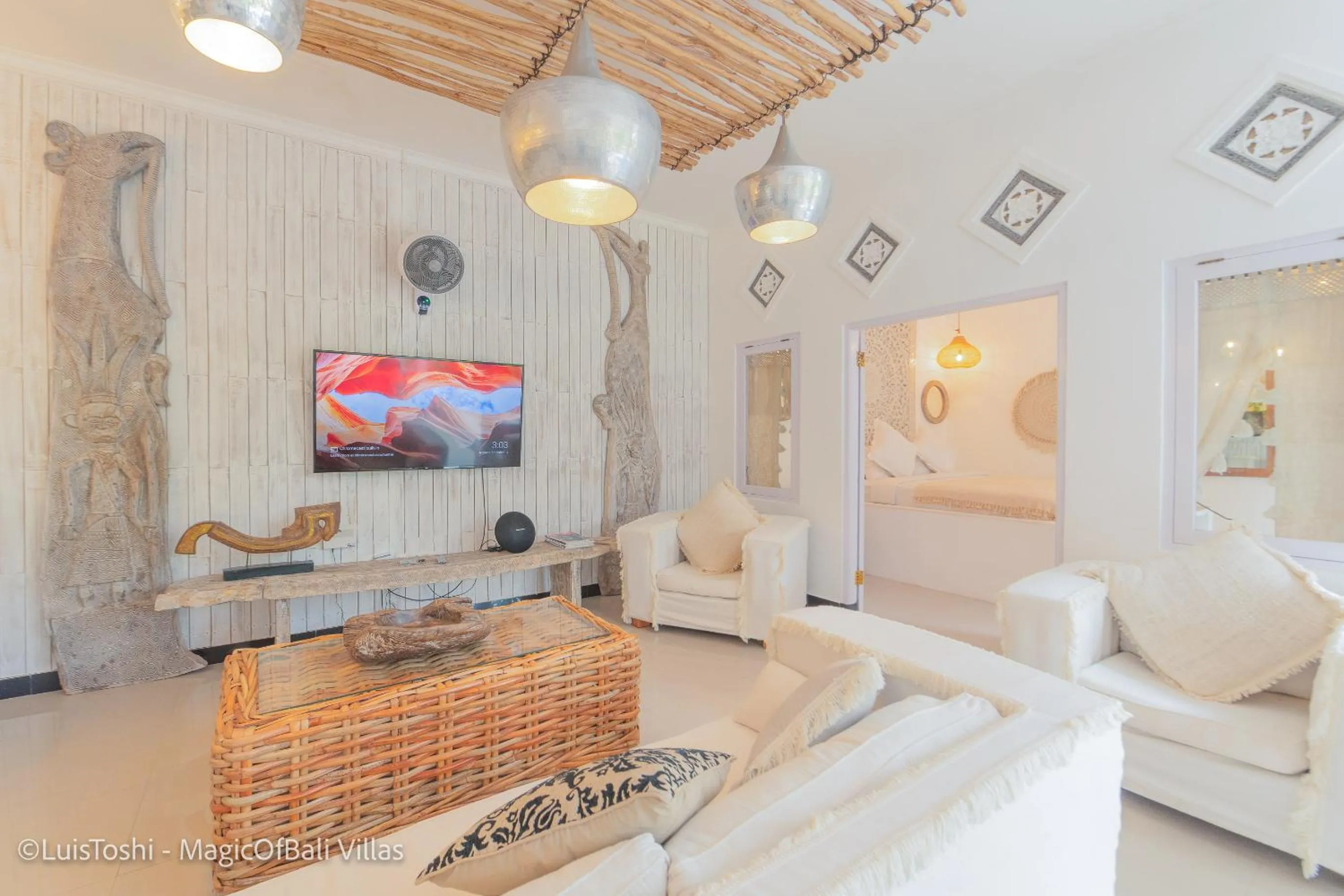 Living room in Smiling Cactus Villas