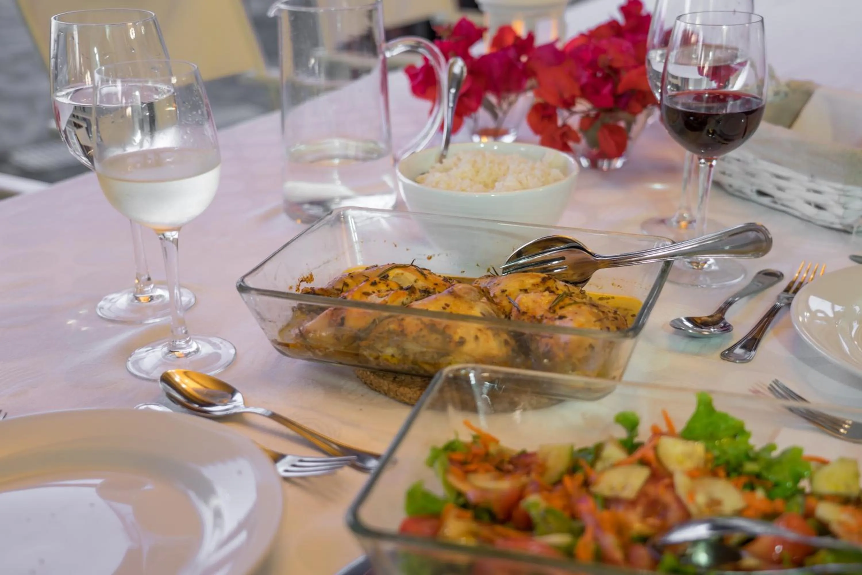 Food and drinks in Casa das Proteas