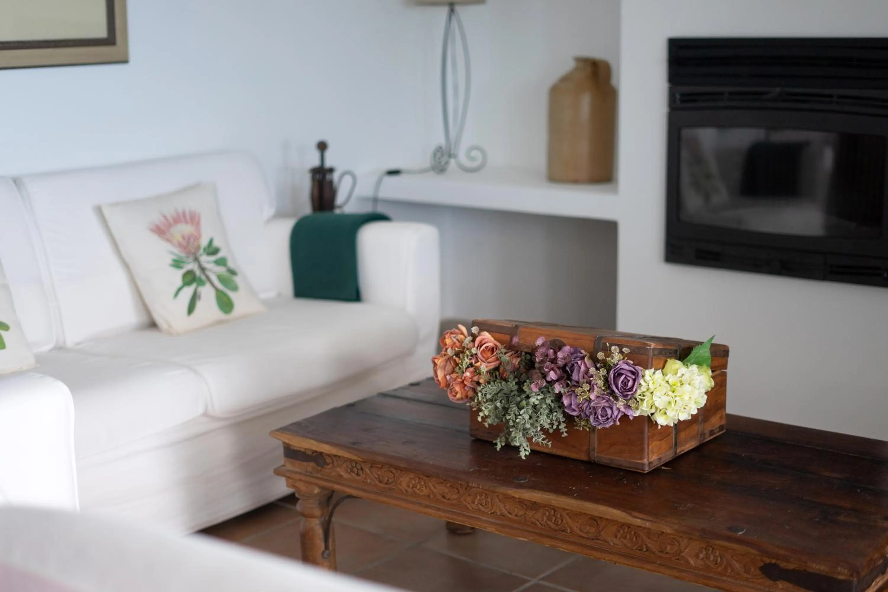 Living room in Casa das Proteas