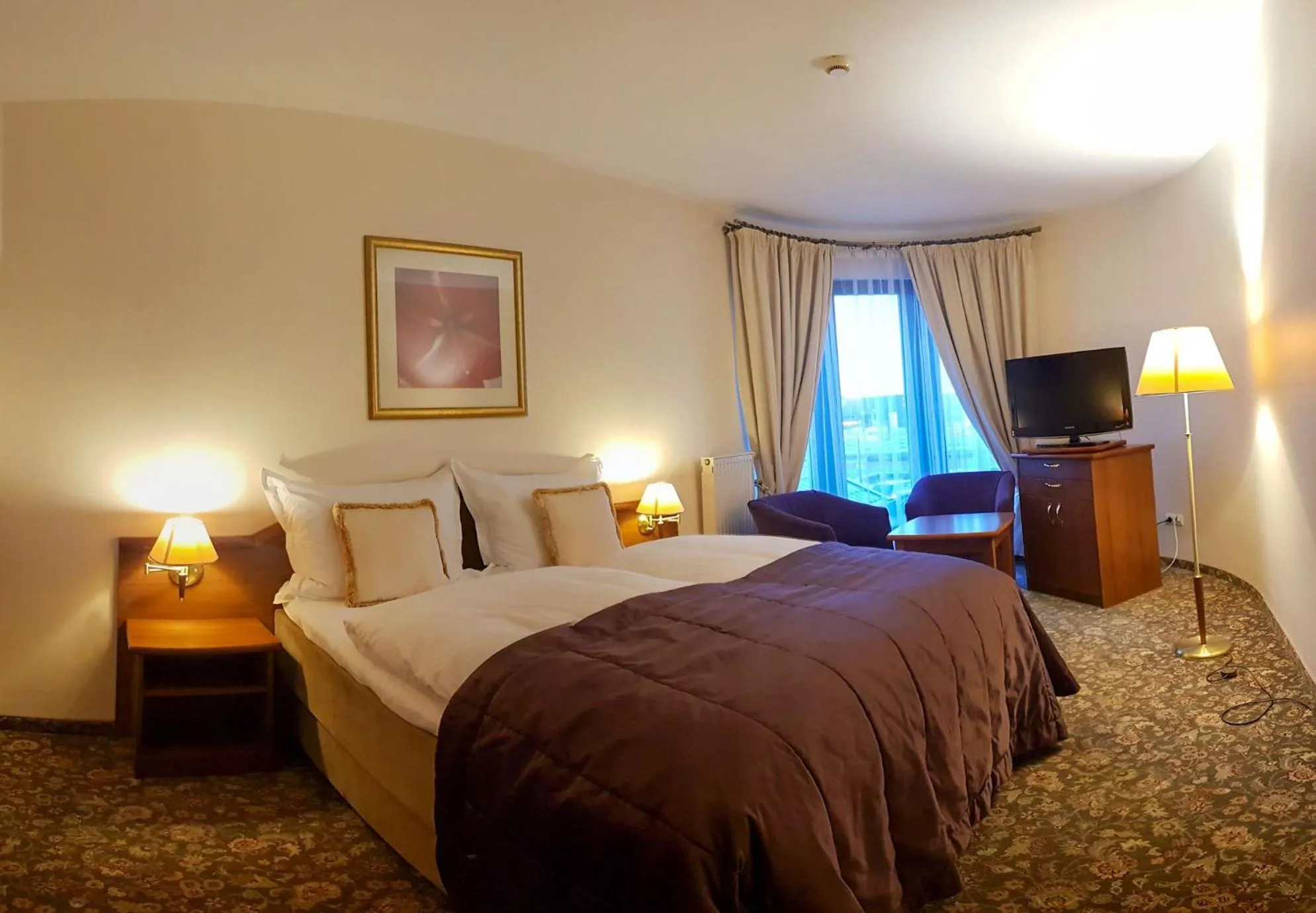 Bed in Hotel Amaryllis