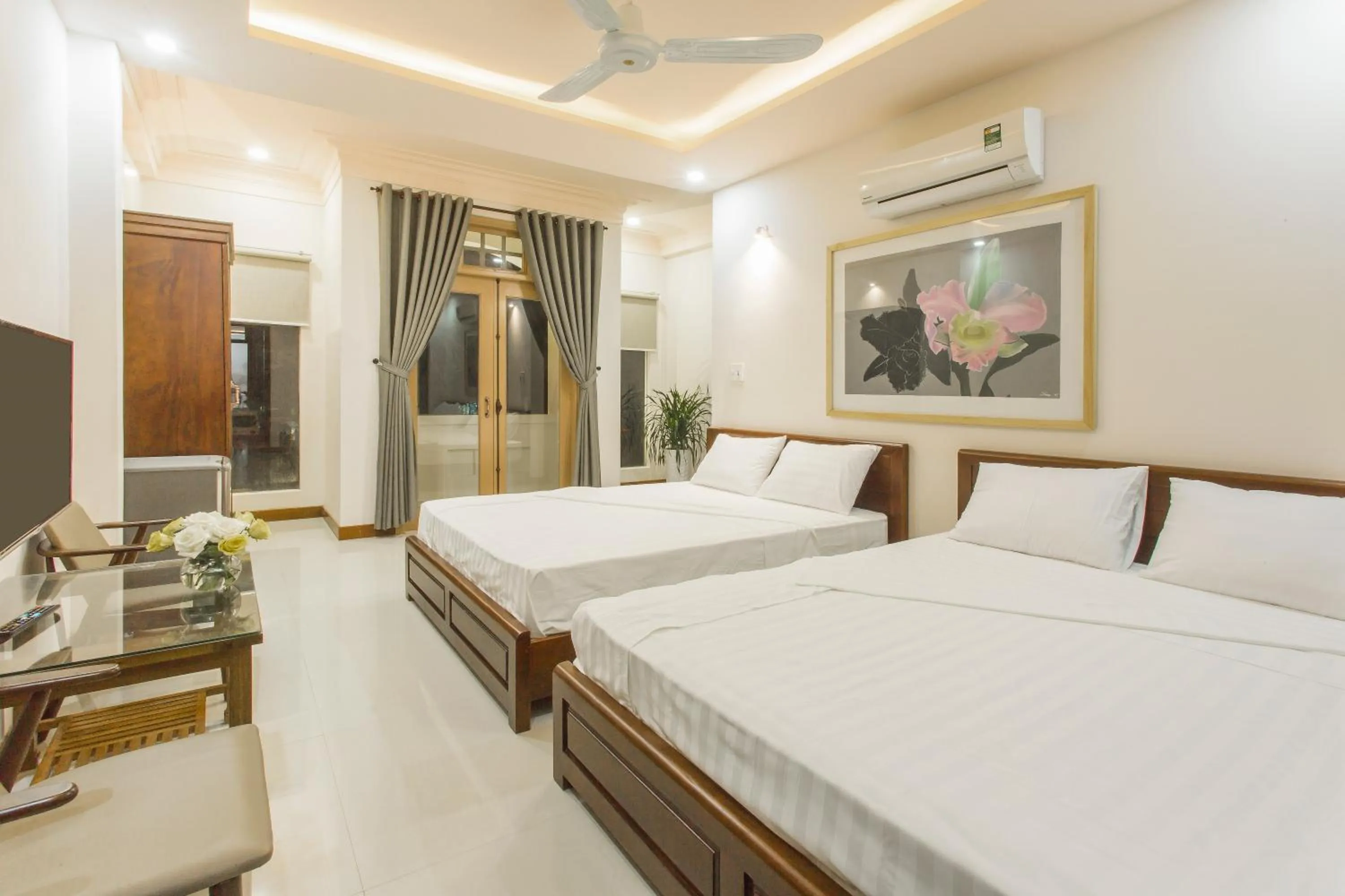 Bed in Luna Rossa Villa