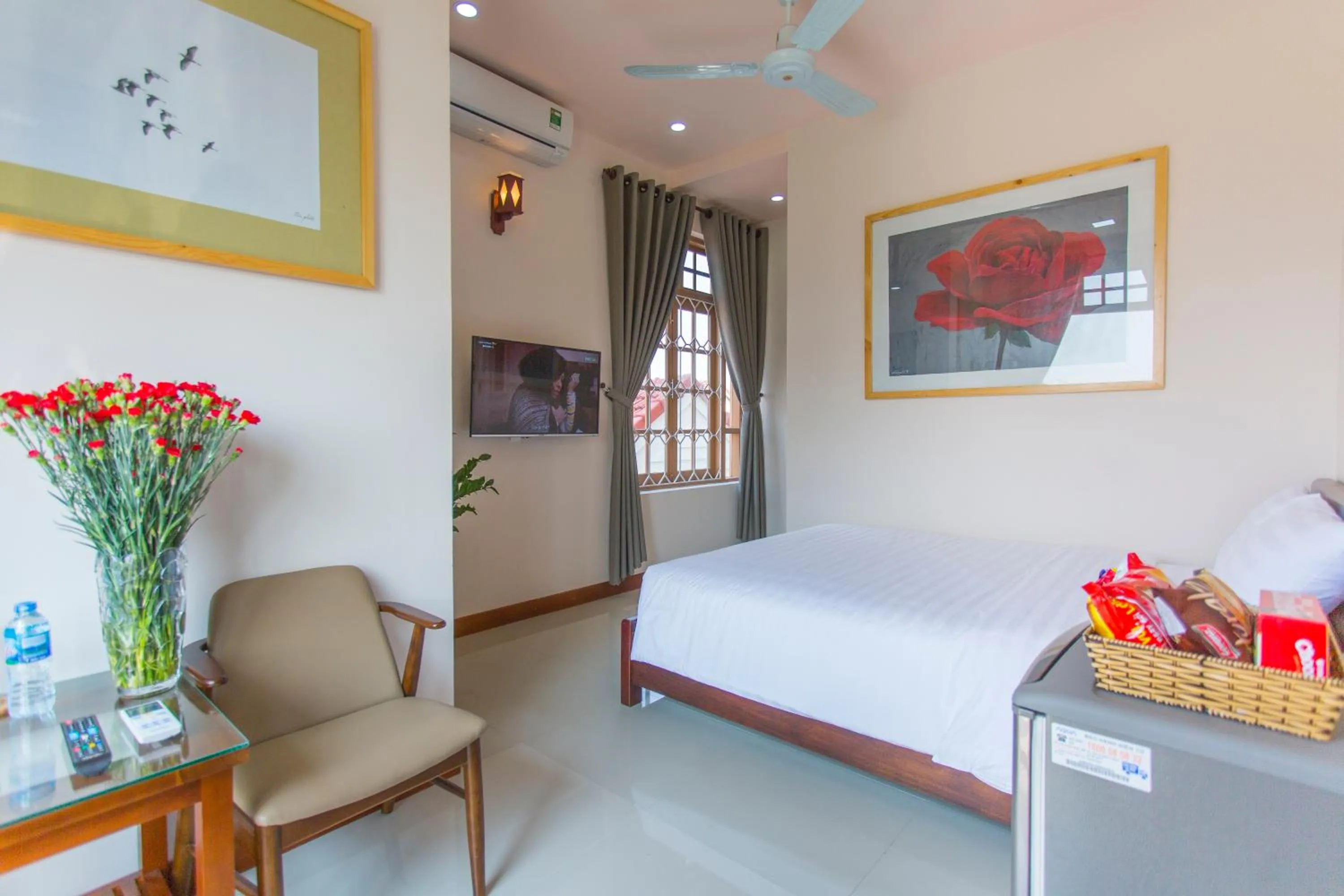 Bed in Luna Rossa Villa