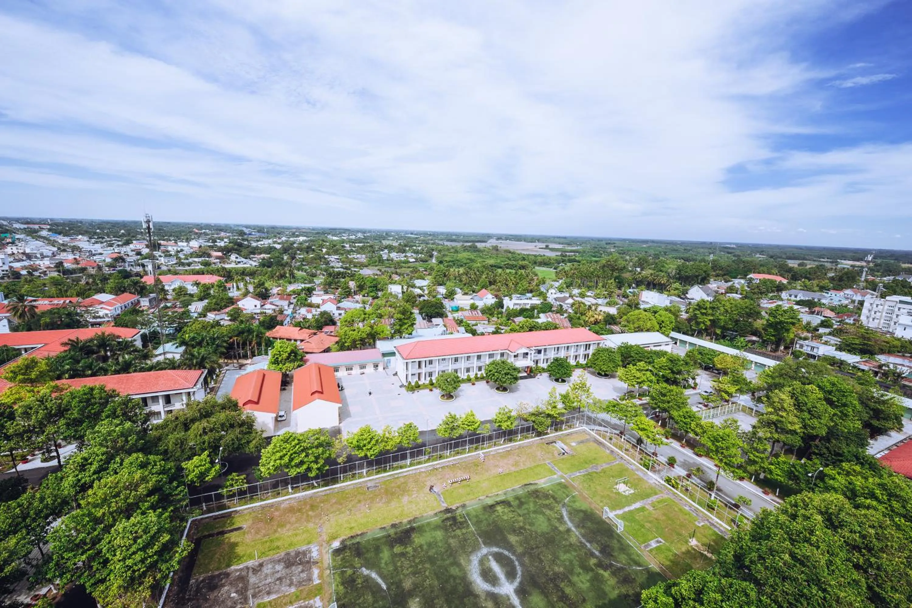 Street view in Victory Hotel Tây Ninh