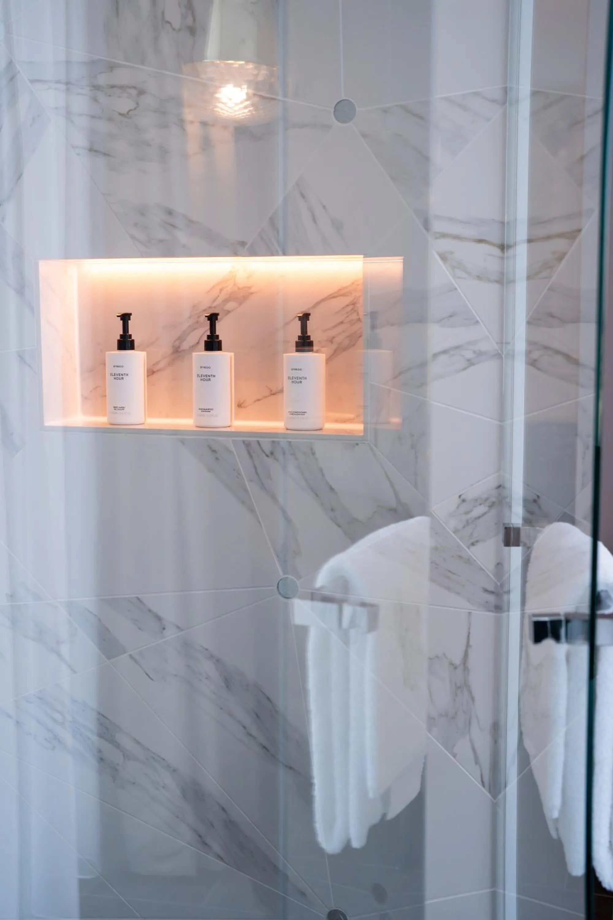 Shower in Andaz Vienna Am Belvedere, By Hyatt