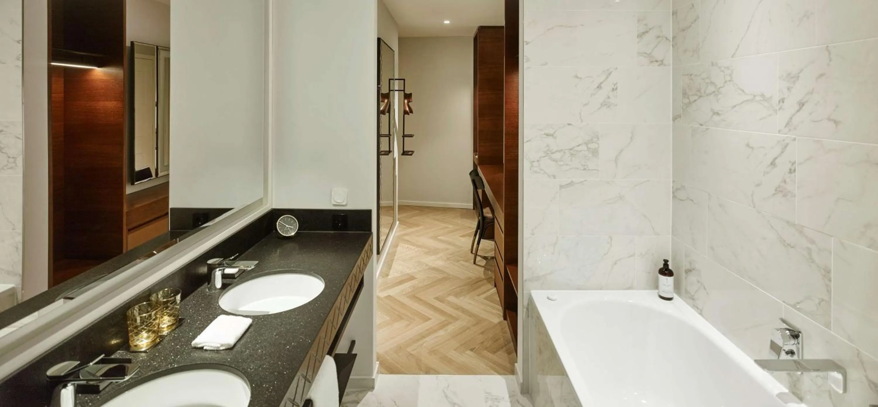 Bathroom in Andaz Vienna Am Belvedere, By Hyatt