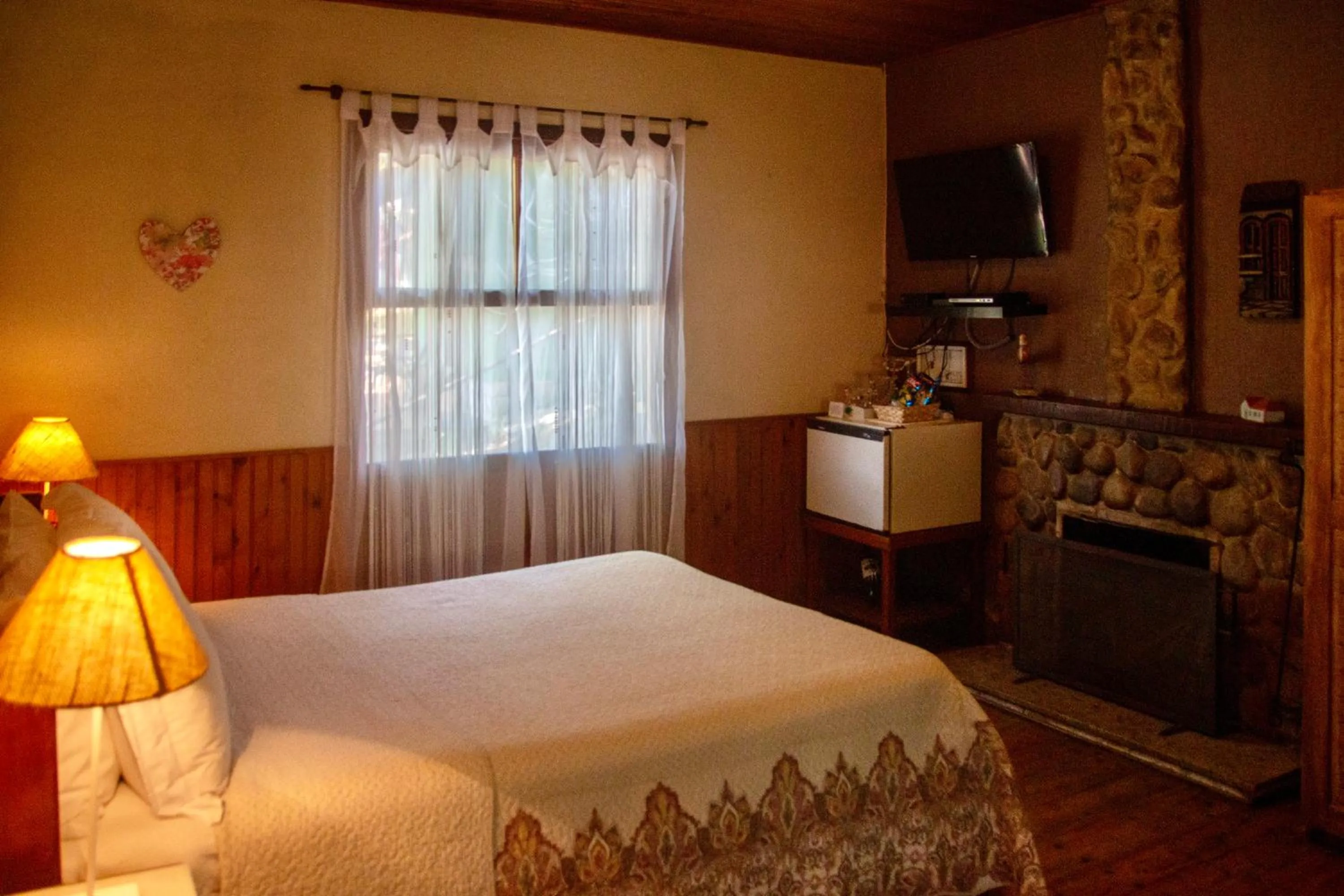 Bed in Pousada Moriá