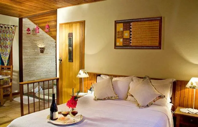 Bed in Pousada Moriá