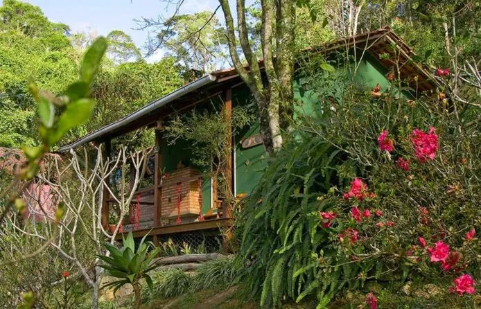 Garden view in Pousada Moriá