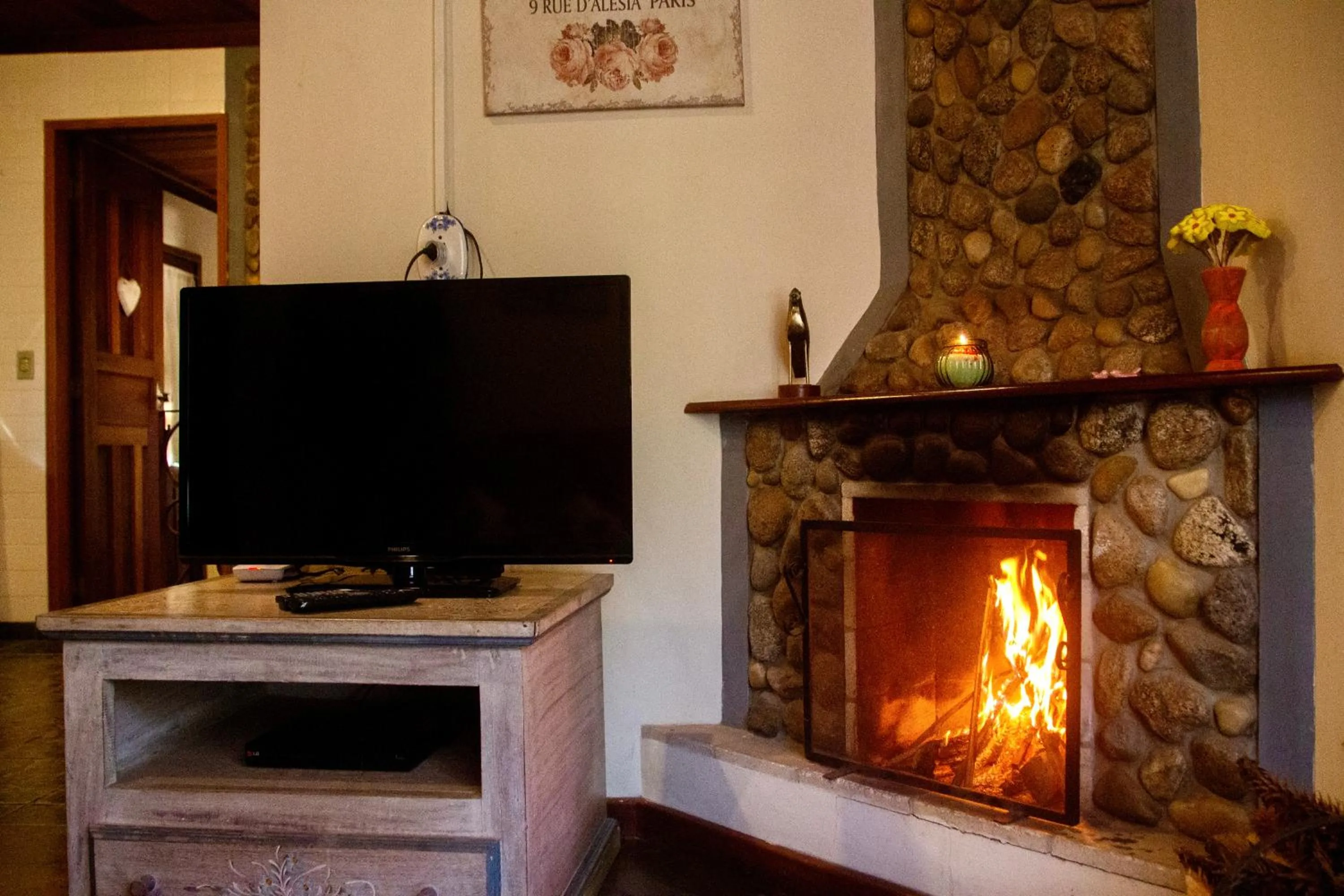 Living room in Pousada Moriá