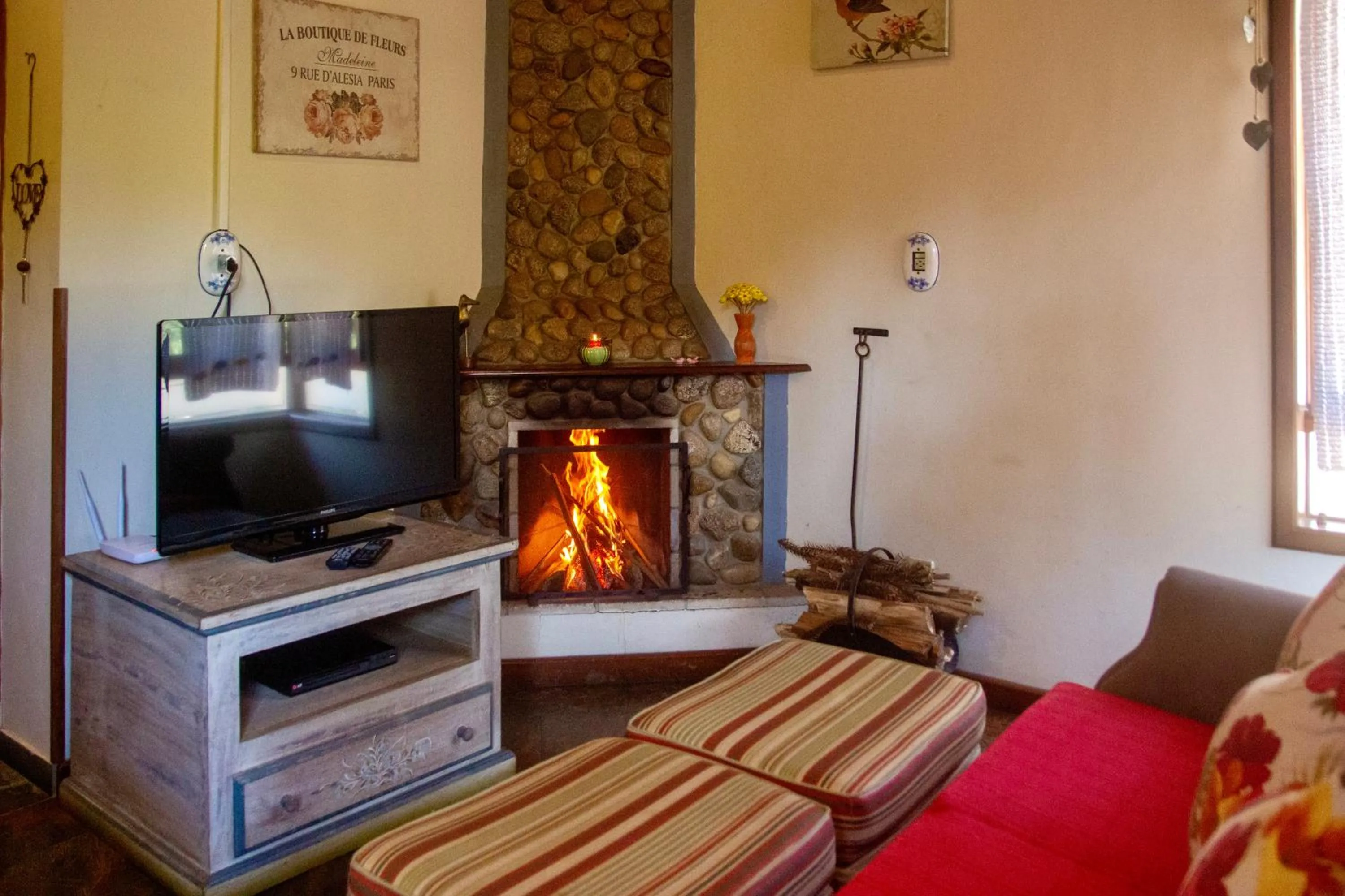 Living room in Pousada Moriá