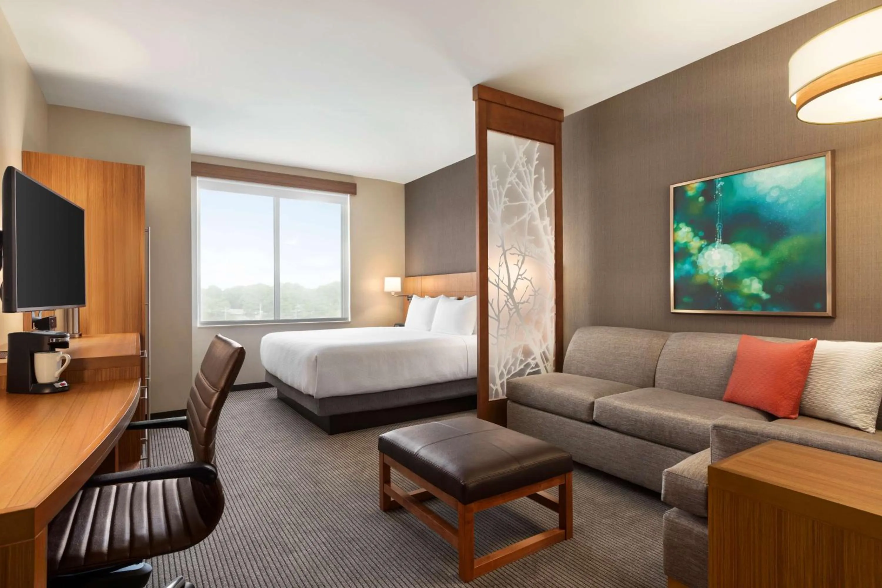 Photo of the whole room, Bed in Hyatt Place Virginia Beach Town Center