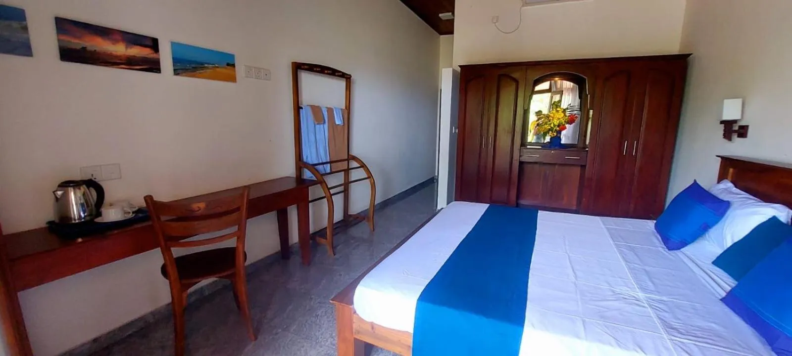Bed in Turtle Paradise Villa