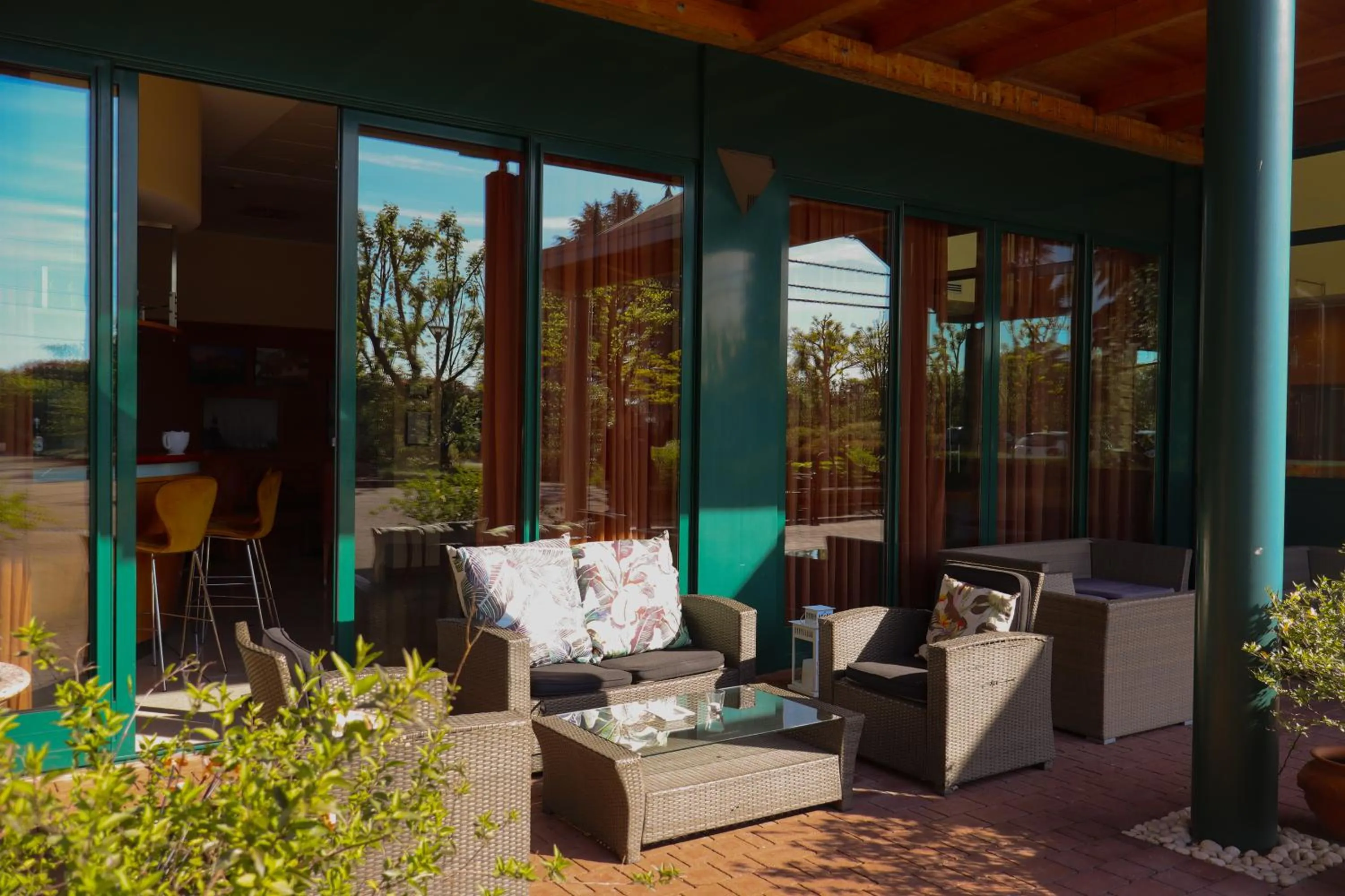 Patio in Monica Hotel Fiera