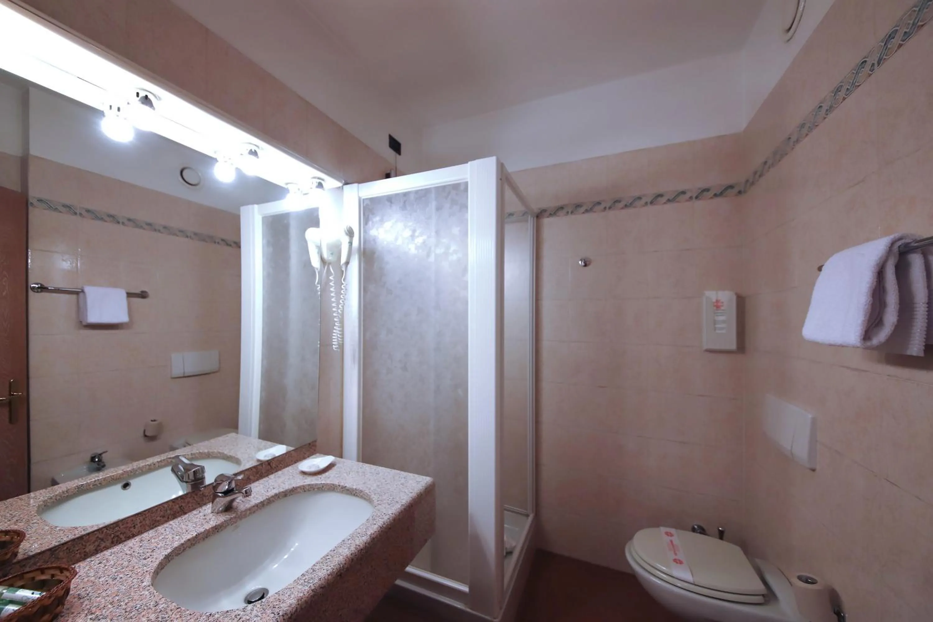 Shower in Monica Hotel Fiera