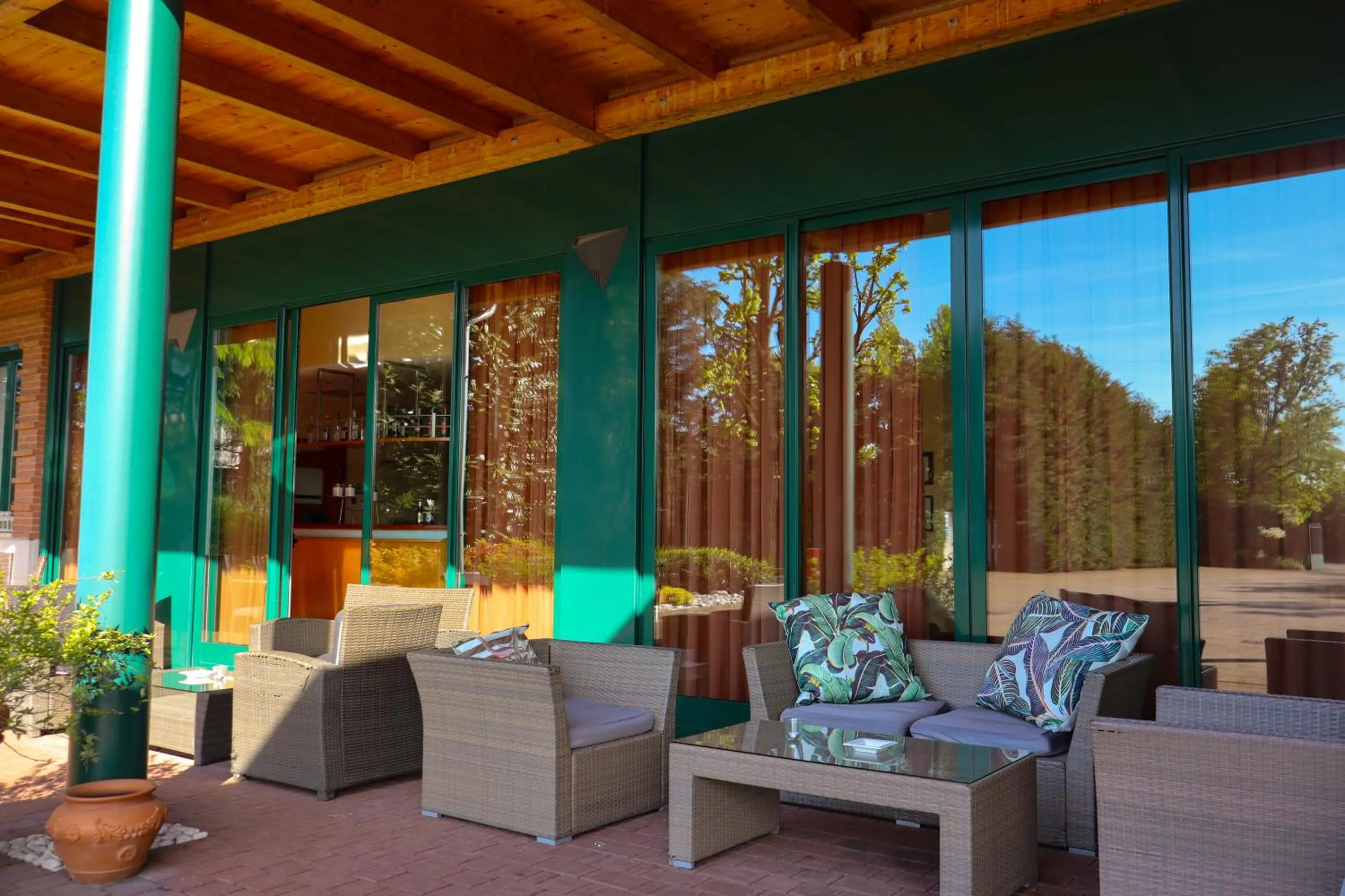 Patio in Monica Hotel Fiera